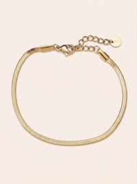 Fine Snake Skin Edelstahl Armband