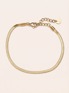 Fine Snake Skin Edelstahl Armband