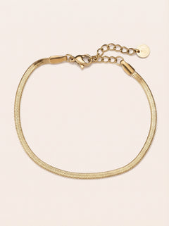 Fine Snake Skin Edelstahl Armband
