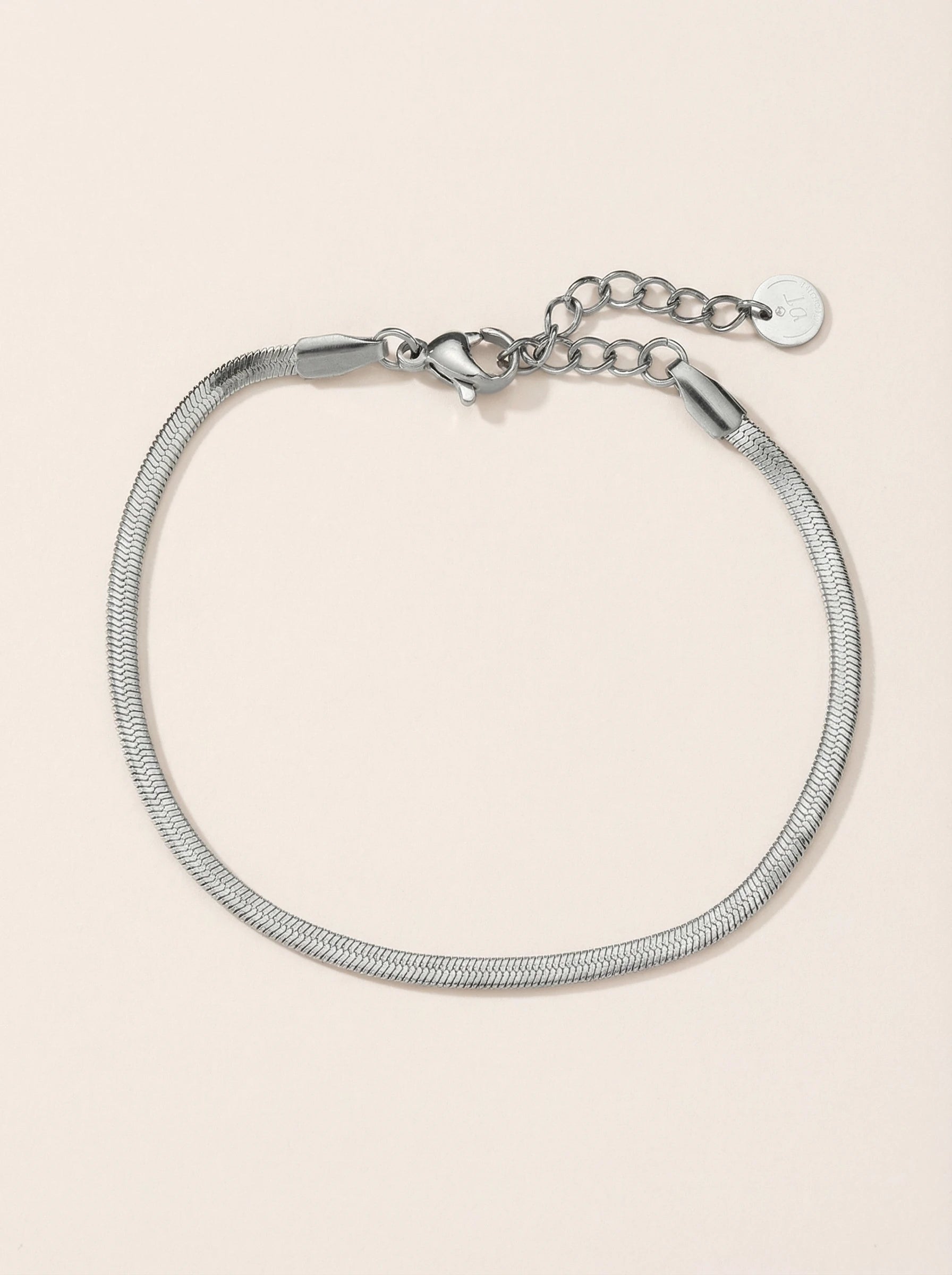 Fine Snake Skin Edelstahl Armband - Produktbild 9