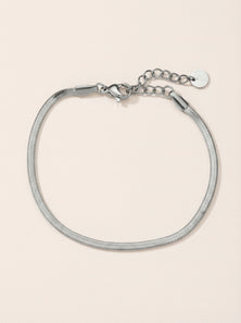 Fine Snake Skin Edelstahl Armband - Produktbild 9