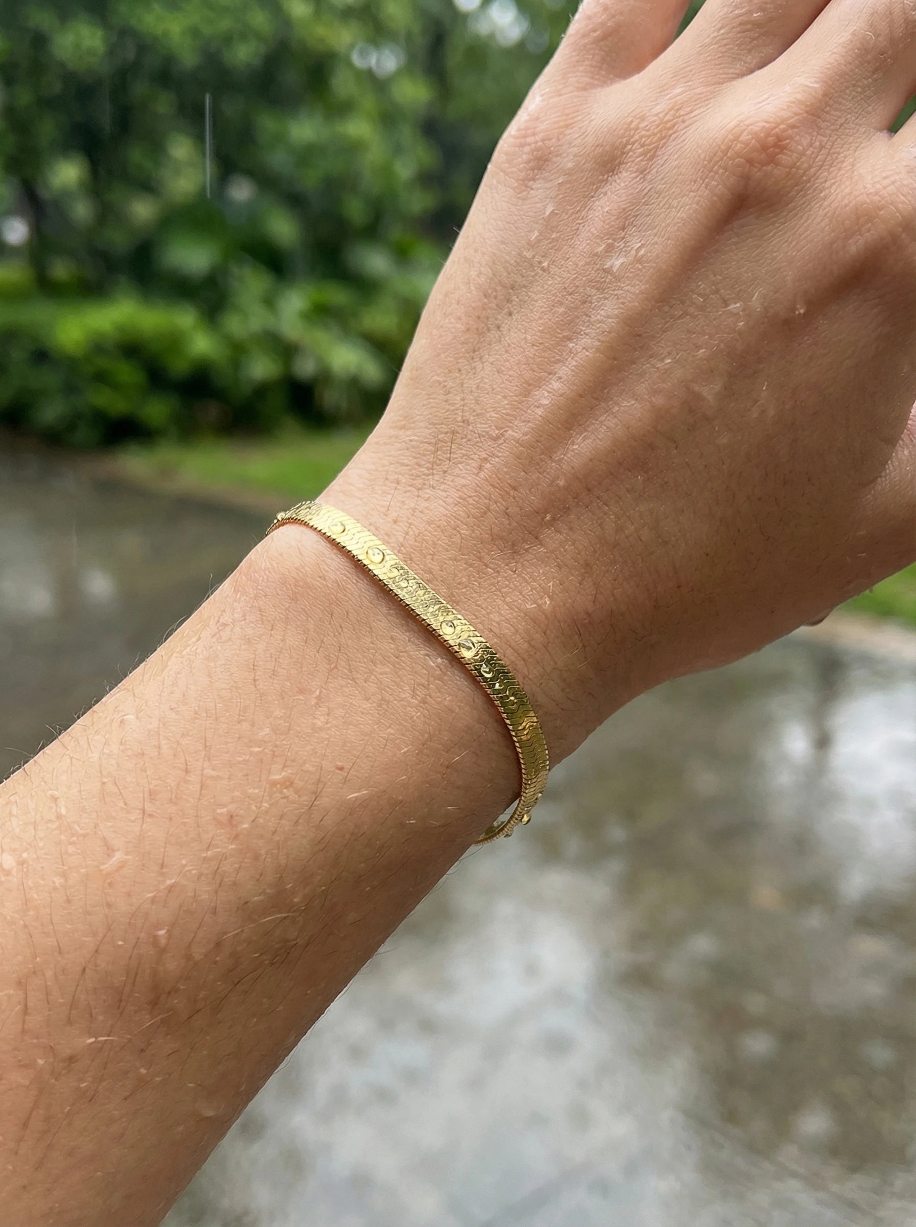 Snake Skin Edelstahl Armband - Produktbild 8