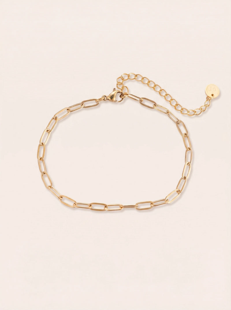 Fine Round Chain Edelstahl Armband