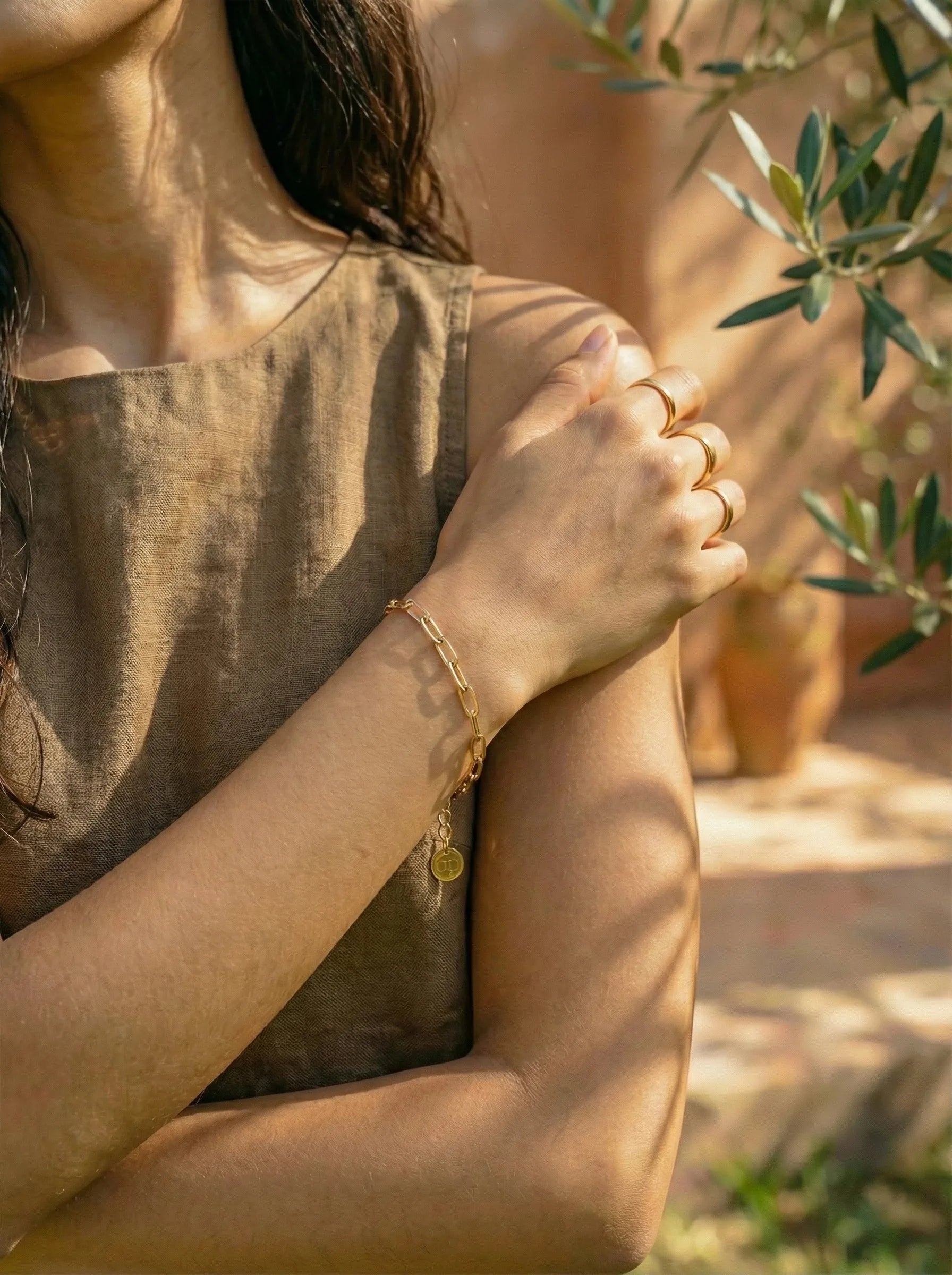 Fine Round Chain Edelstahl Armband - Produktbild 7