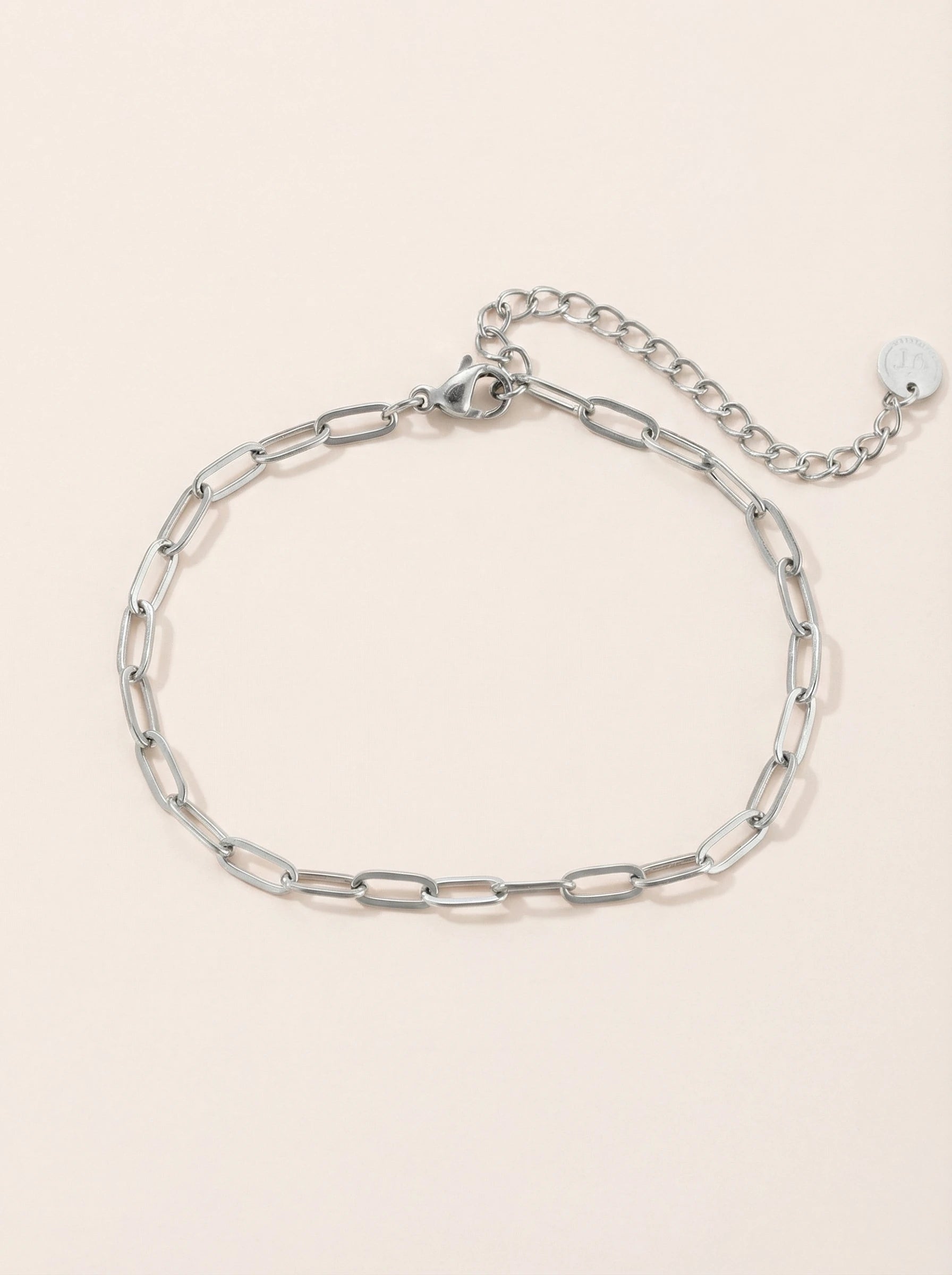 Fine Round Chain Edelstahl Armband - Produktbild 9
