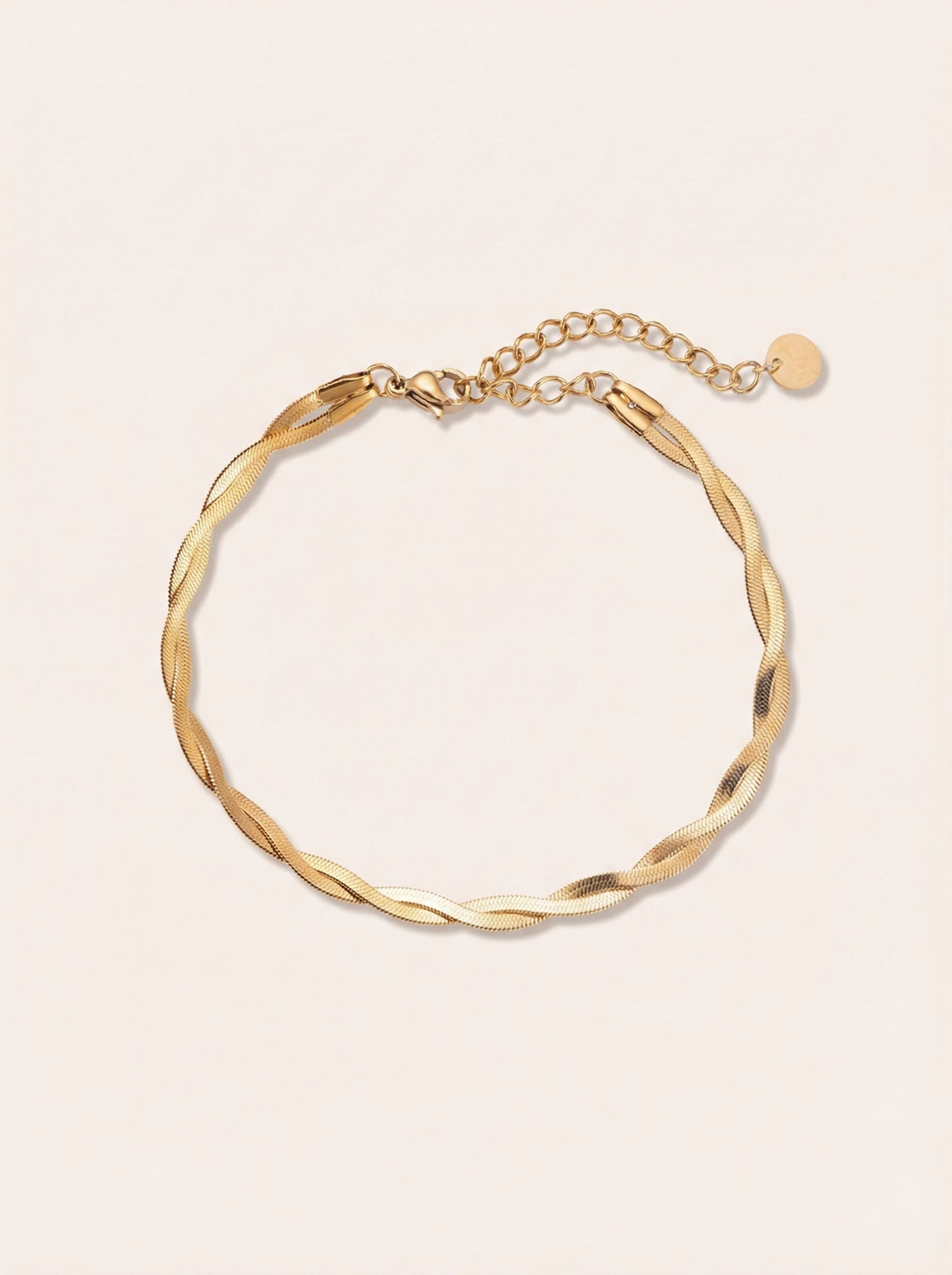 Twisted Snake Skin Edelstahl Armband