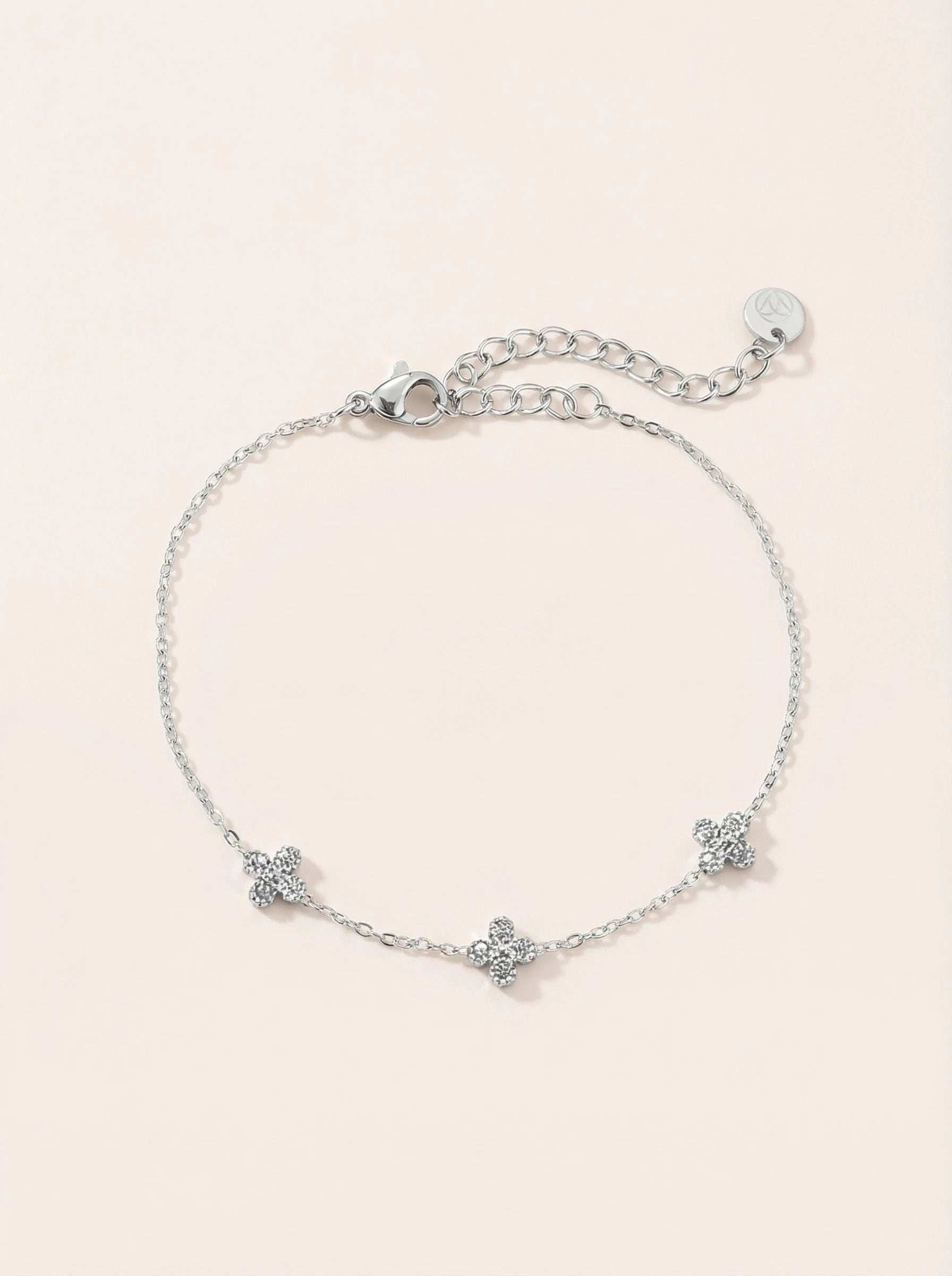 Tiny Lucky Flower Edelstahl Armband - Produktbild 9