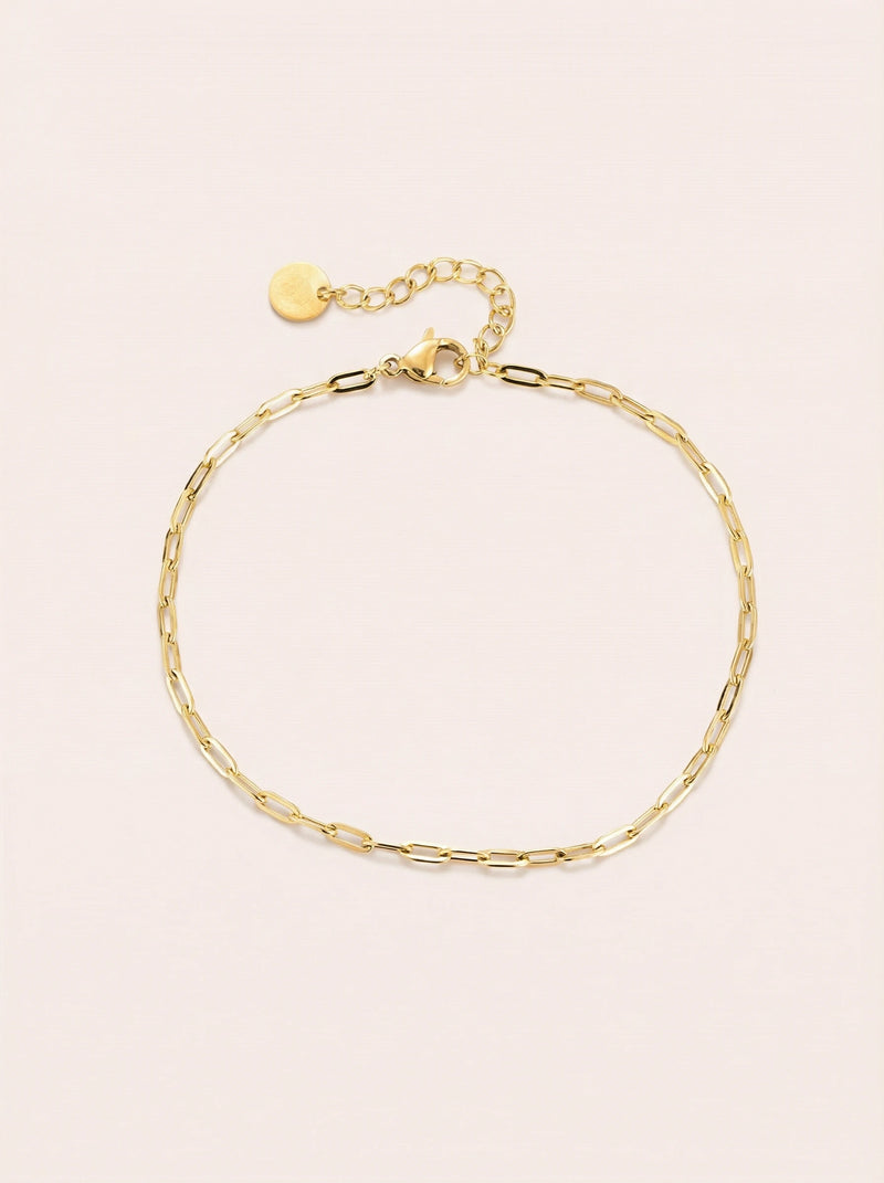 Elongated Link Edelstahl Armband