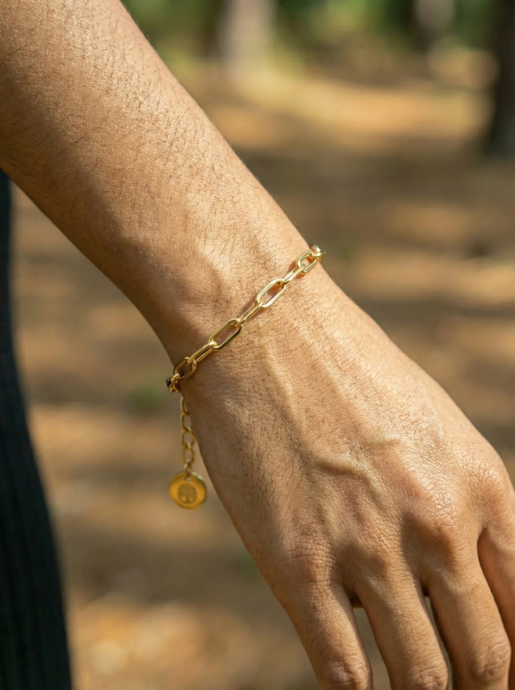 Elongated Link Edelstahl Armband - Produktbild 4