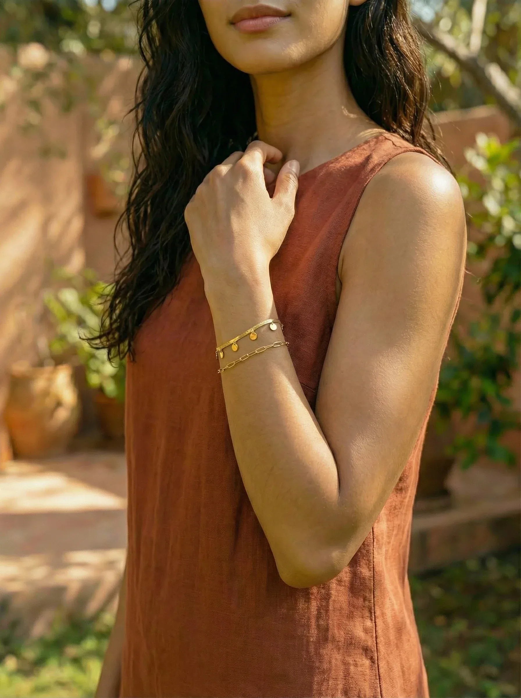 Elongated Link Edelstahl Armband - Produktbild 6
