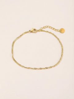 Spiral Links Edelstahl Armband
