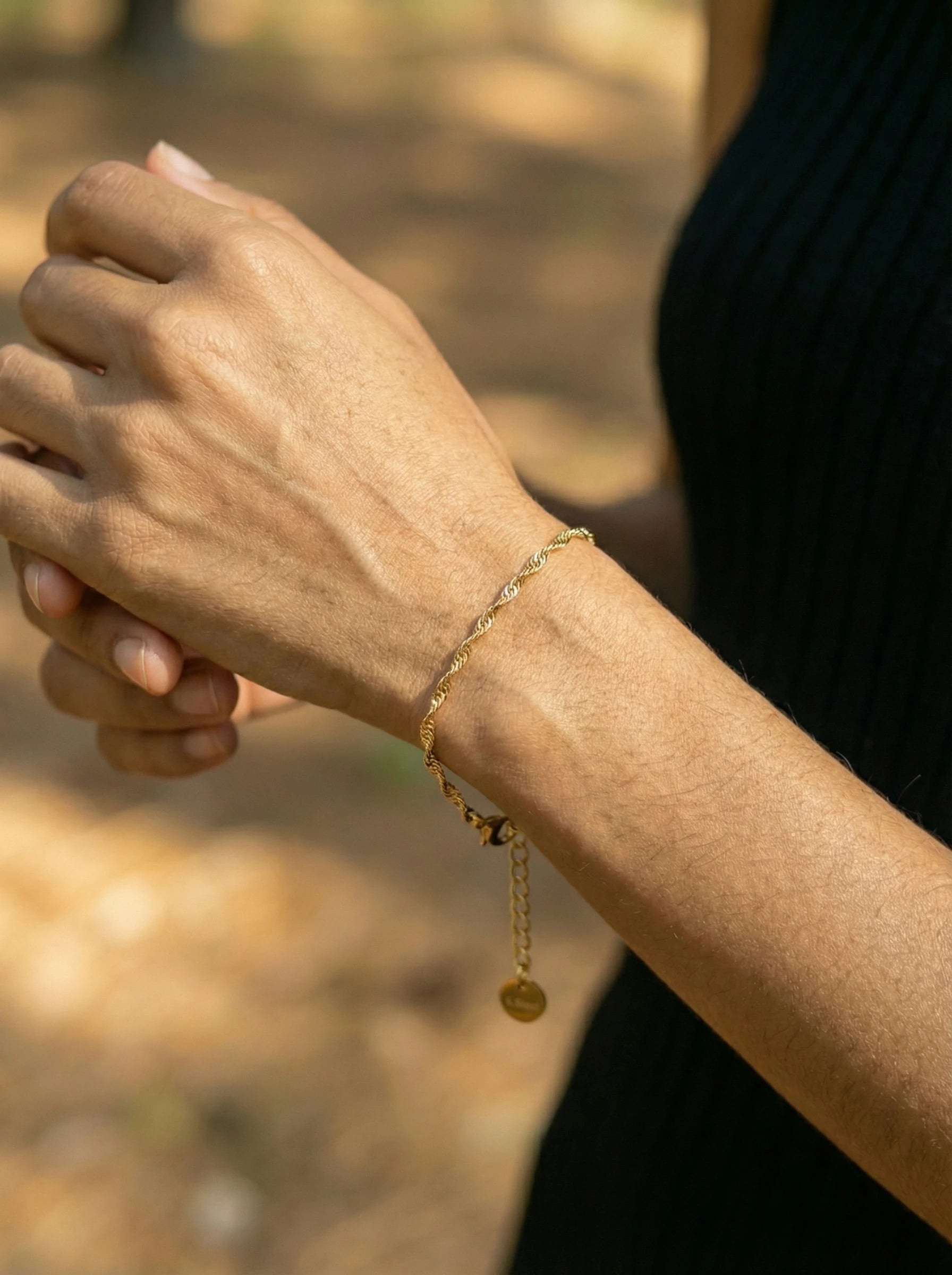 Spiral Links Edelstahl Armband - Produktbild 3