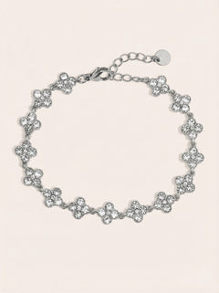 Diamand Lucky Flowers Edelstahl Armband - Produktbild 9