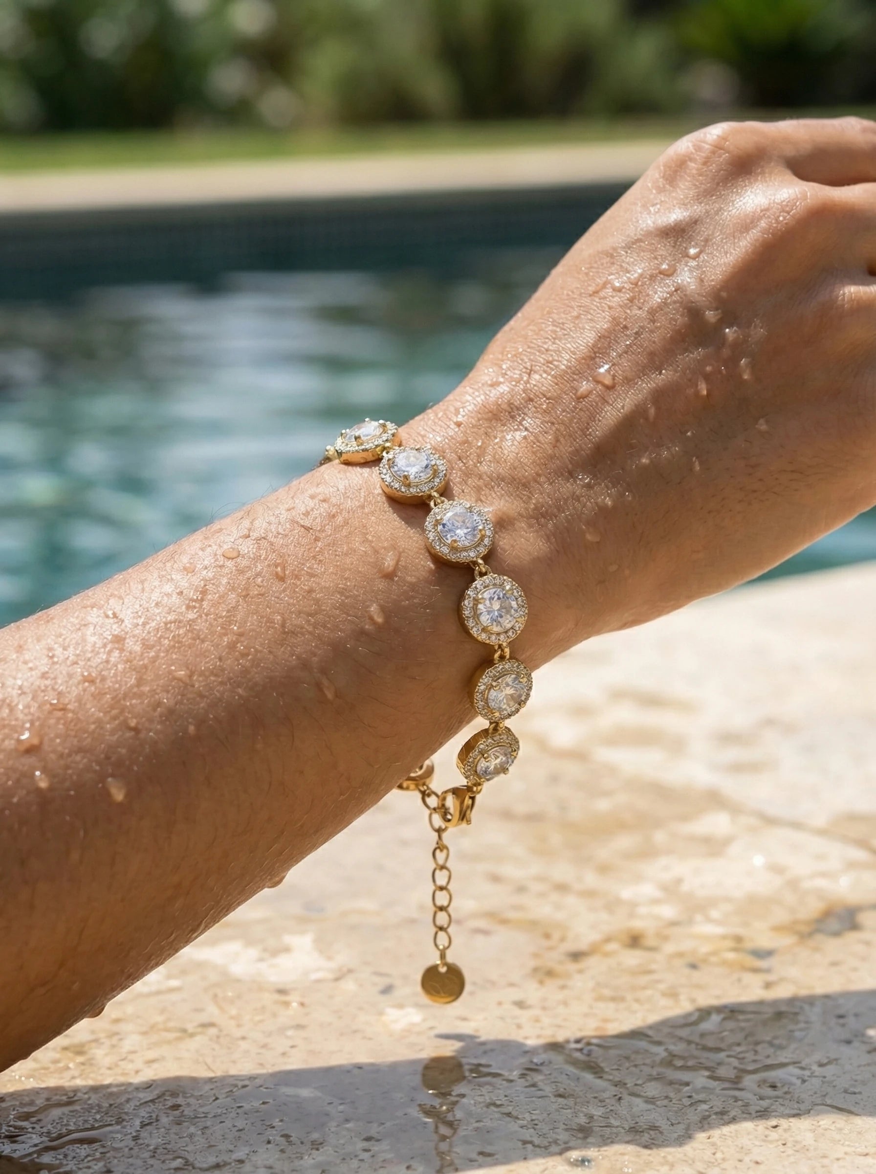 Perfect Diamond Dots Chain Edelstahl Armband - Produktbild 8
