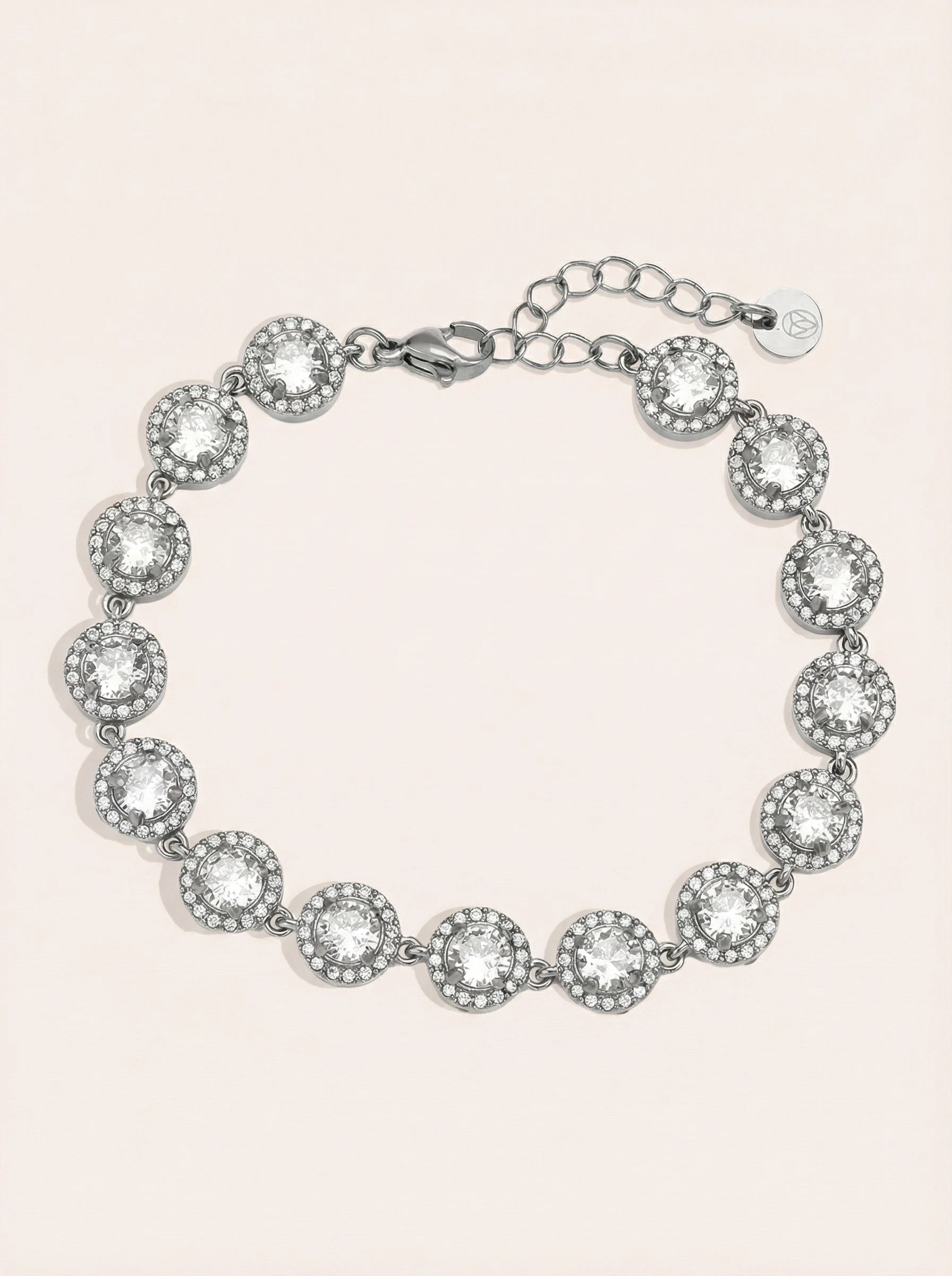 Perfect Diamond Dots Chain Edelstahl Armband - Produktbild 9
