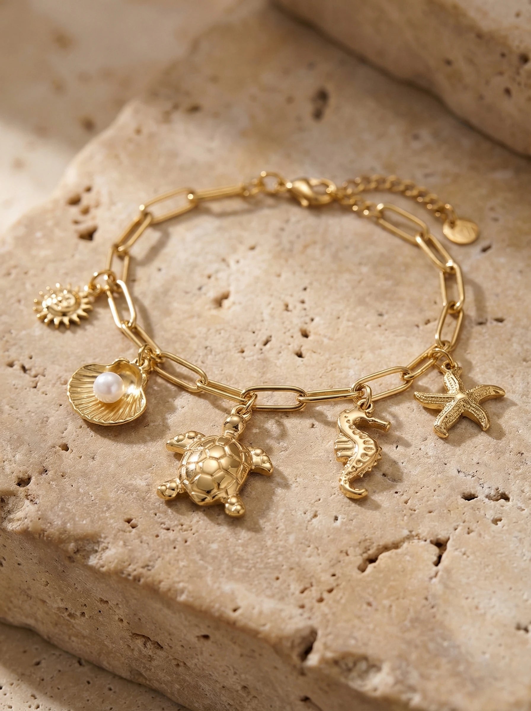 Ocean Love Pearl stainless steel bracelet - Produktbild 2