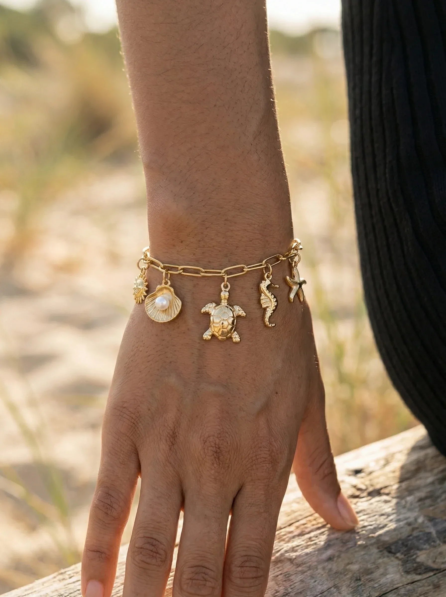 Ocean Love Pearl stainless steel bracelet - Produktbild 3