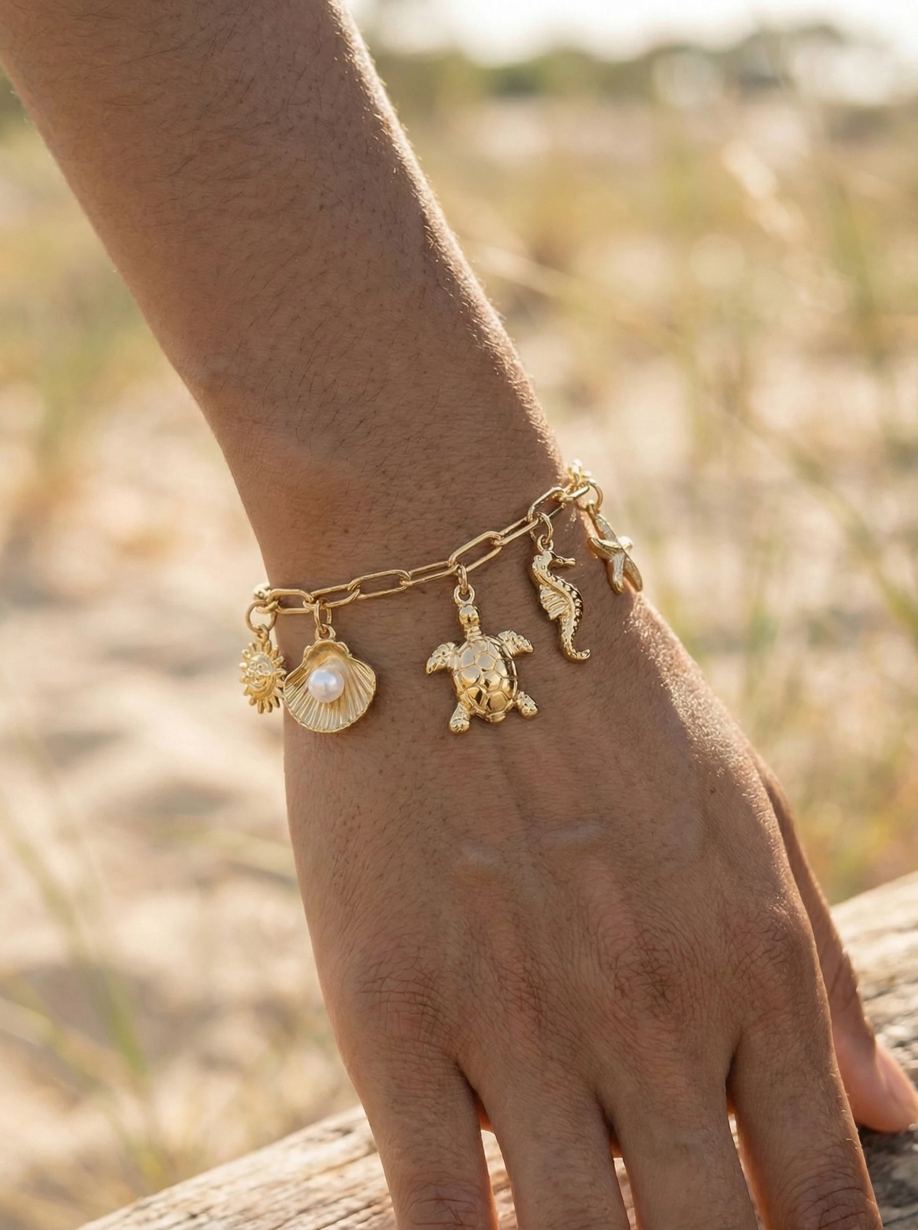 Ocean Love Pearl stainless steel bracelet - Produktbild 4