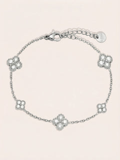Nice Lucky Flower Edelstahl Armkette - Produktbild 7