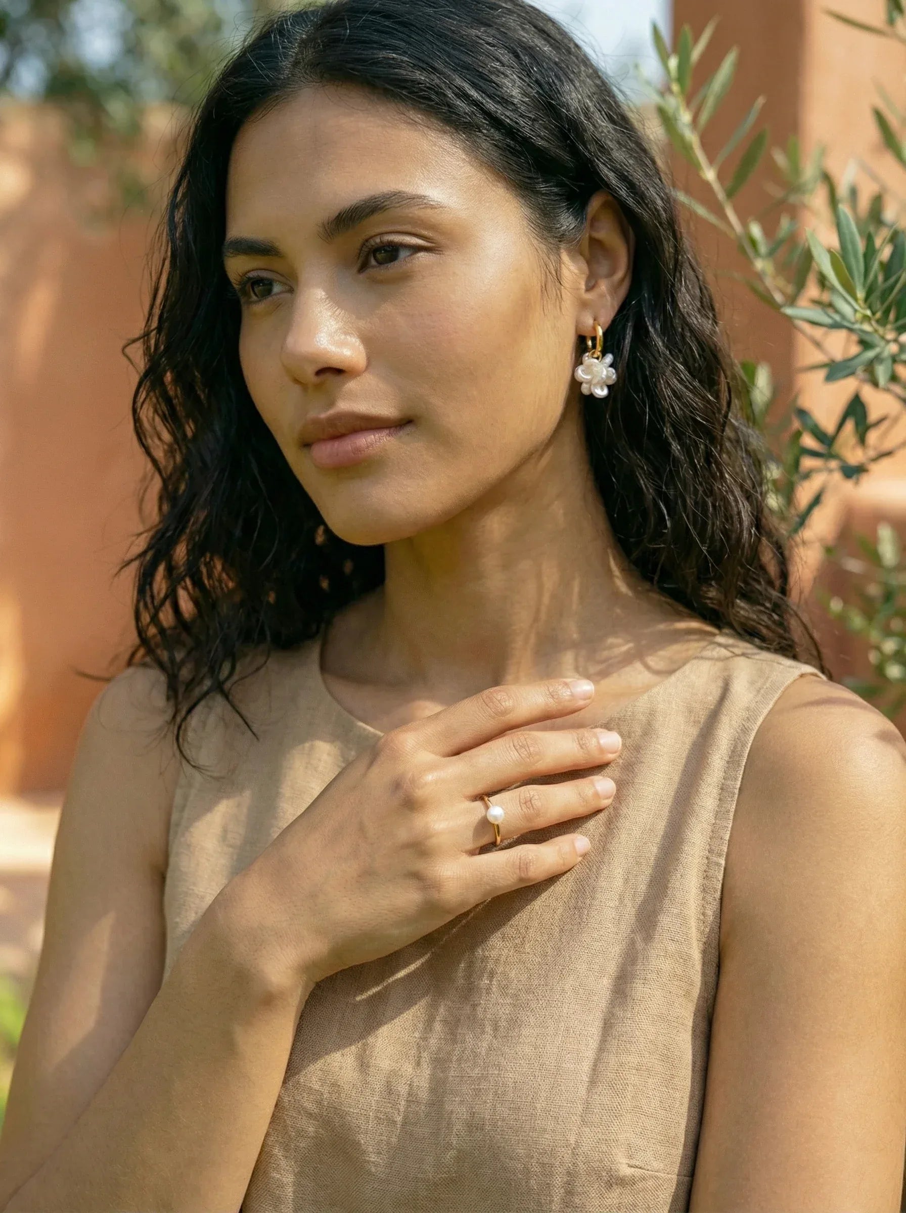 Single Pearl Edelstahl Ring - Produktbild 6