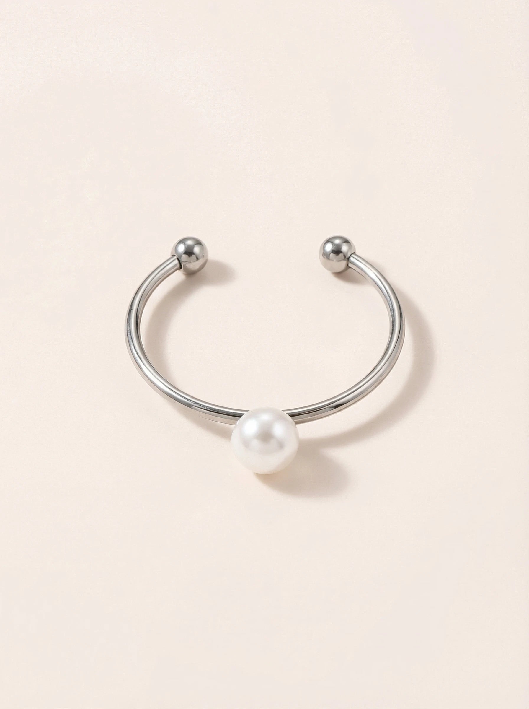 Single Pearl Edelstahl Ring - Produktbild 9