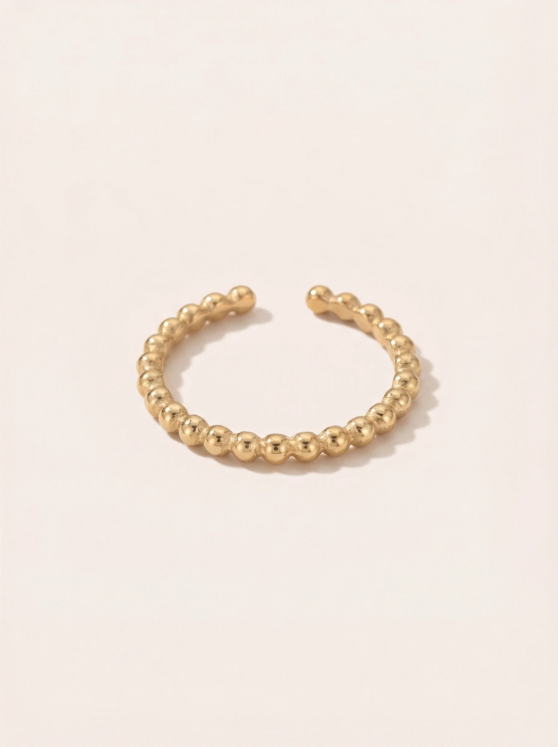Simple Dots Edelstahl Ring