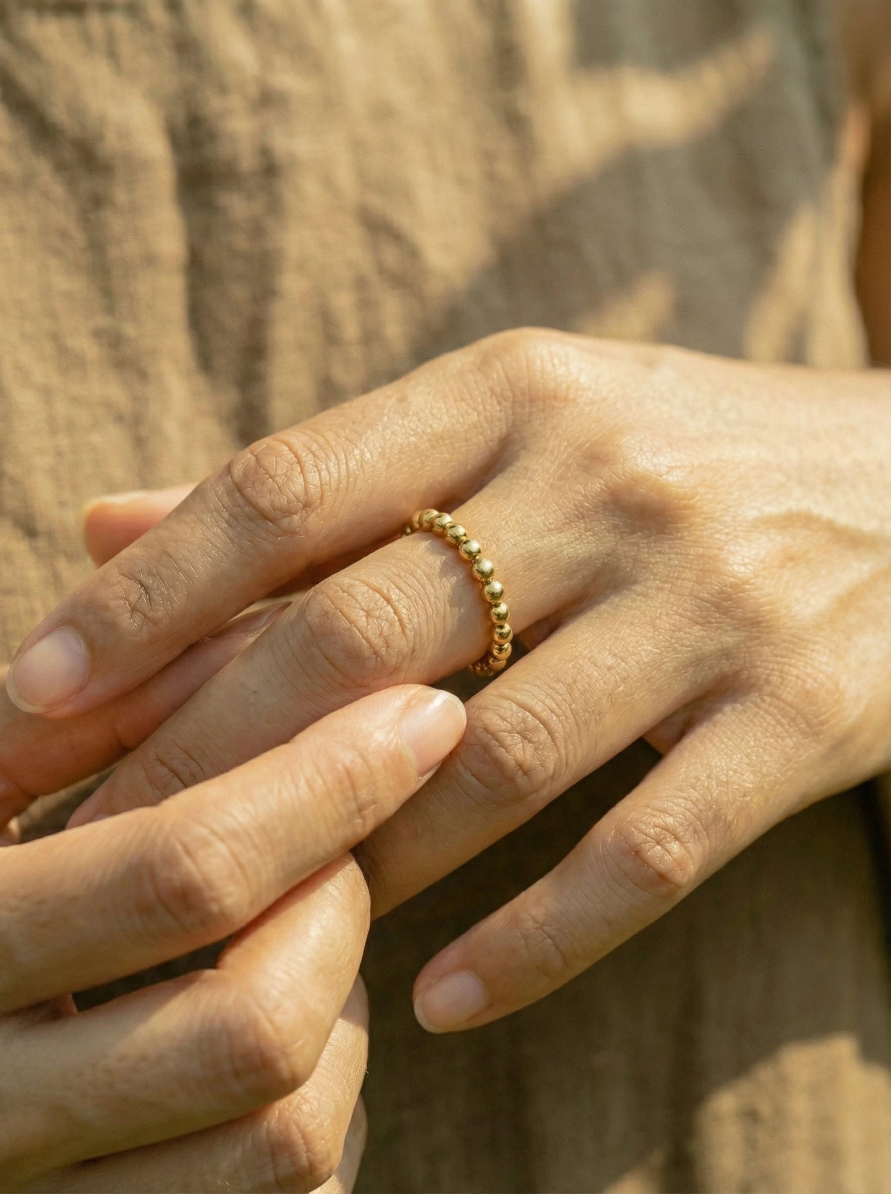 Simple Dots Edelstahl Ring - Produktbild 5