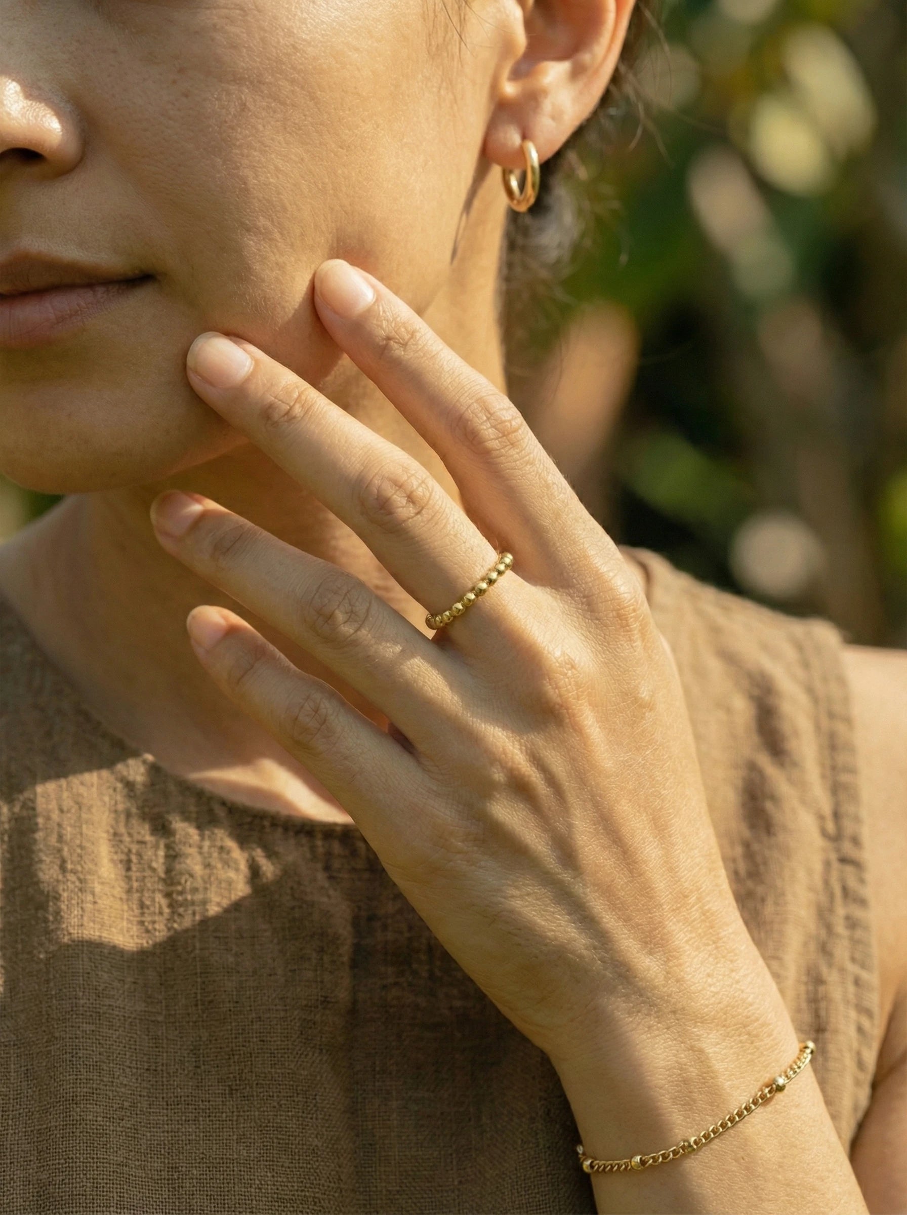 Simple Dots Edelstahl Ring - Produktbild 7