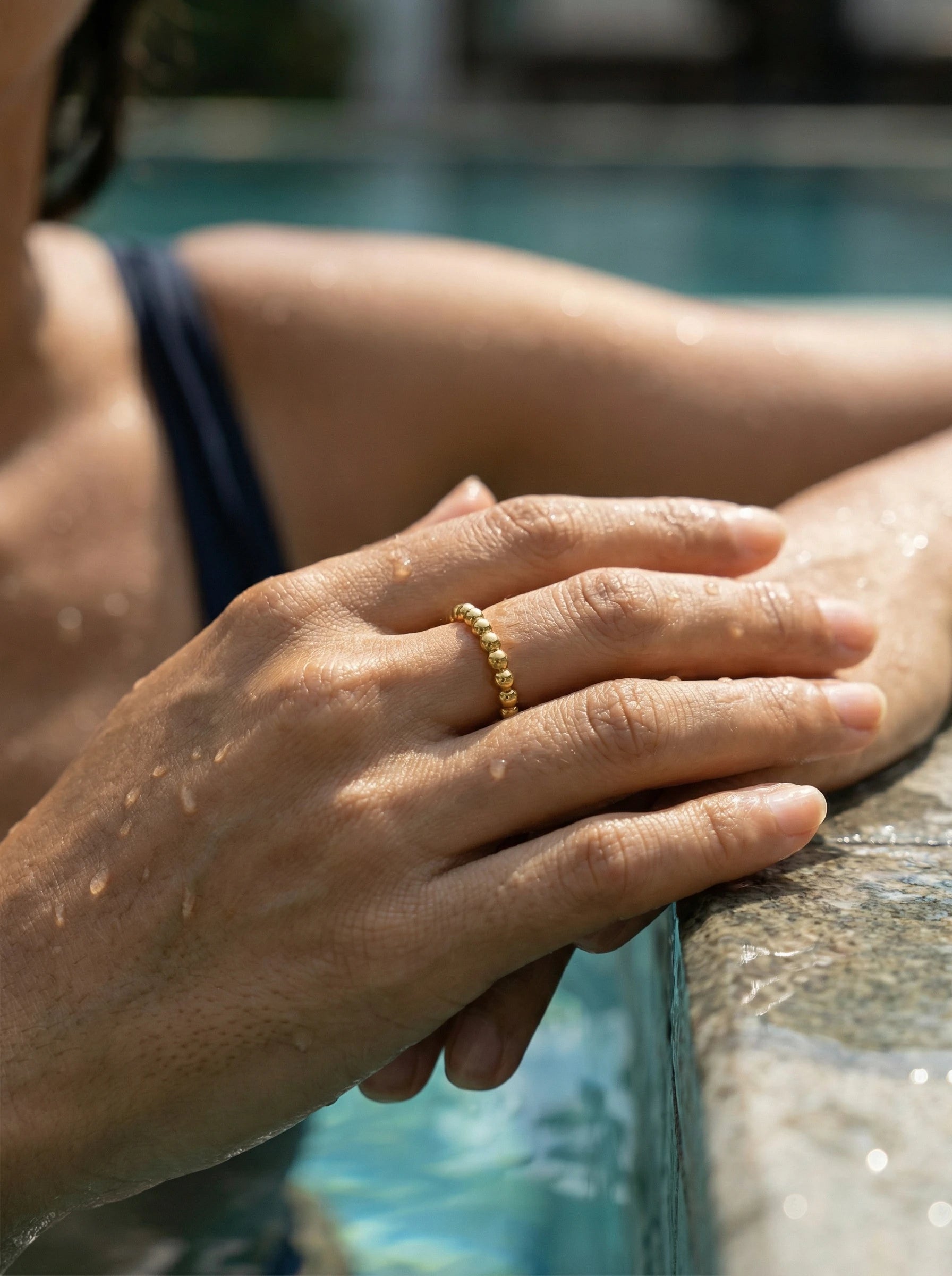 Simple Dots Edelstahl Ring - Produktbild 8