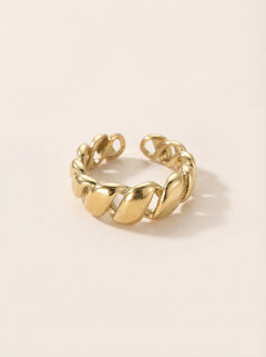 Allura Twist Edelstahl Ring