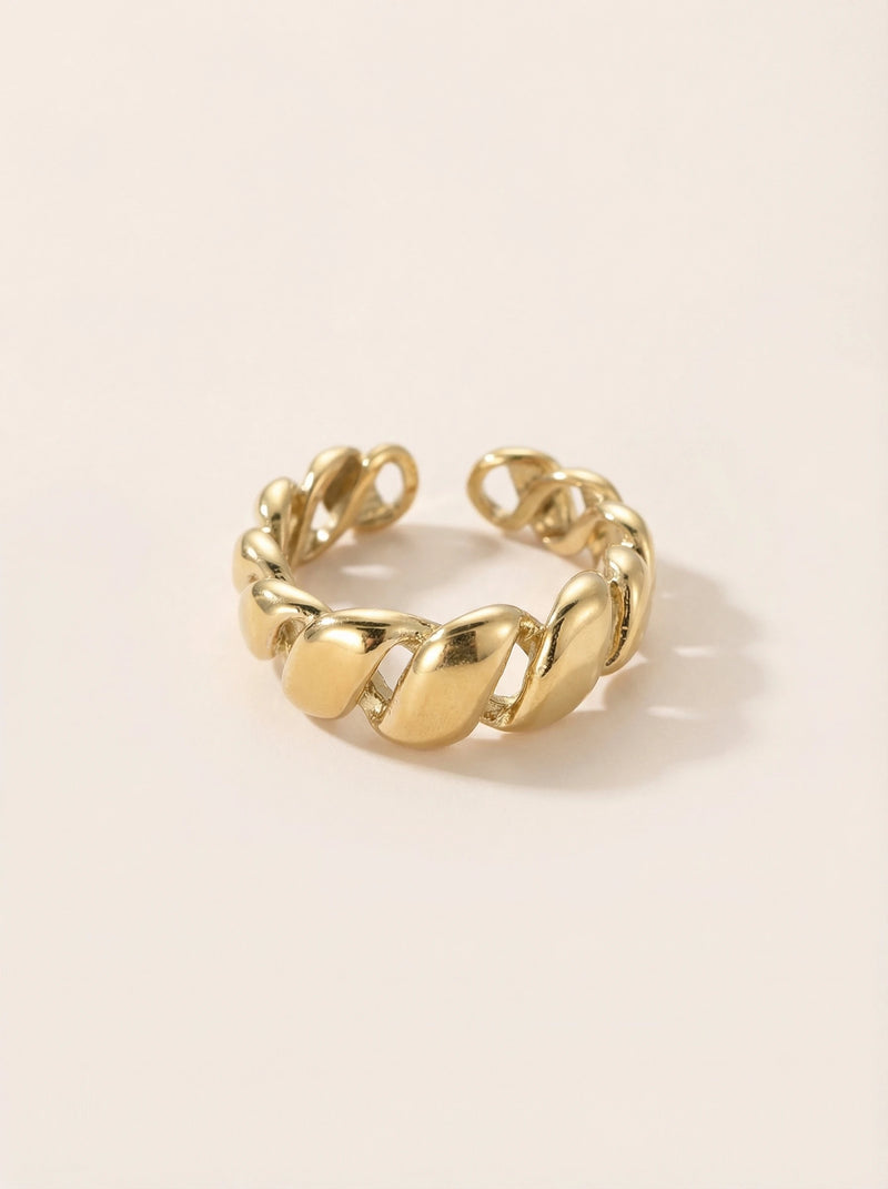 Allura Twist Edelstahl Ring