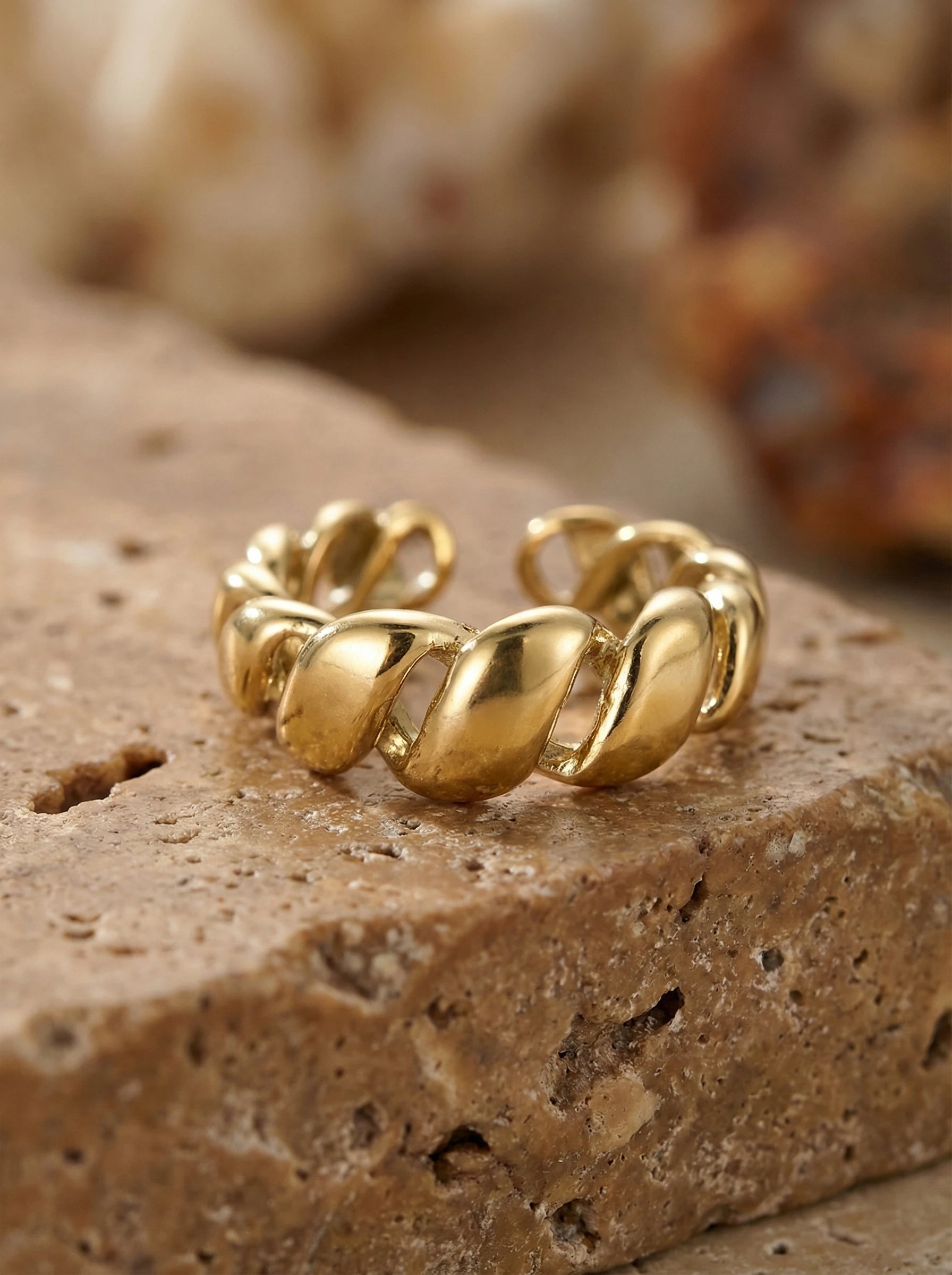 Allura Twist Edelstahl Ring - Produktbild 2