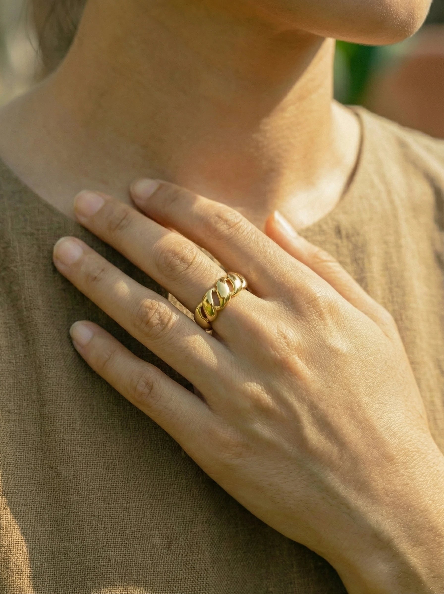 Allura Twist Edelstahl Ring - Produktbild 3
