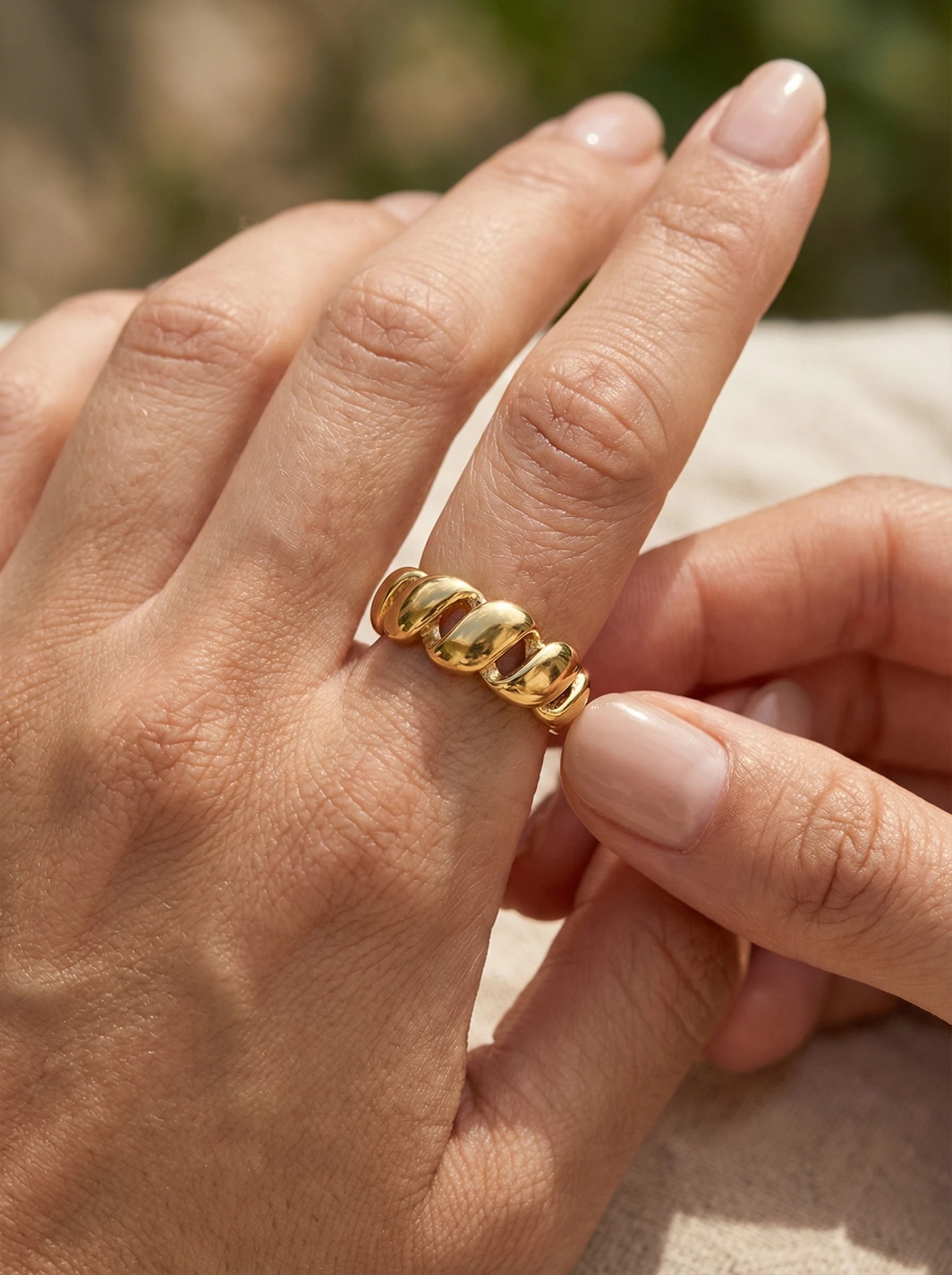 Allura Twist Edelstahl Ring - Produktbild 5