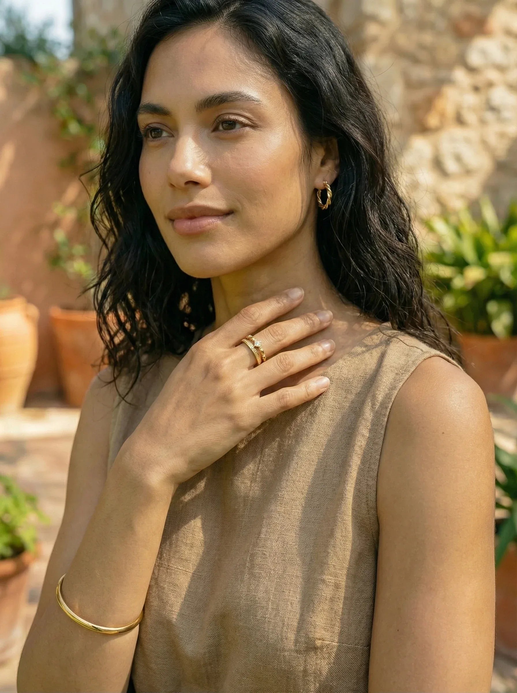 Jessie 2 Layer Edelstahl Ring - Produktbild 6