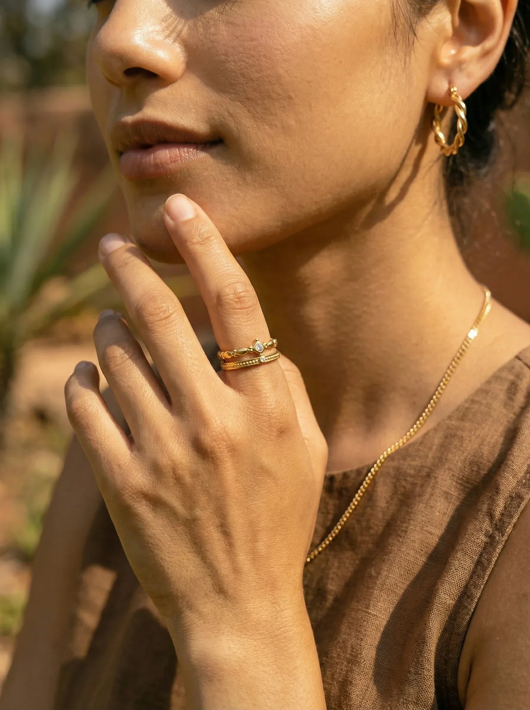 Jessie 2 Layer Edelstahl Ring - Produktbild 7