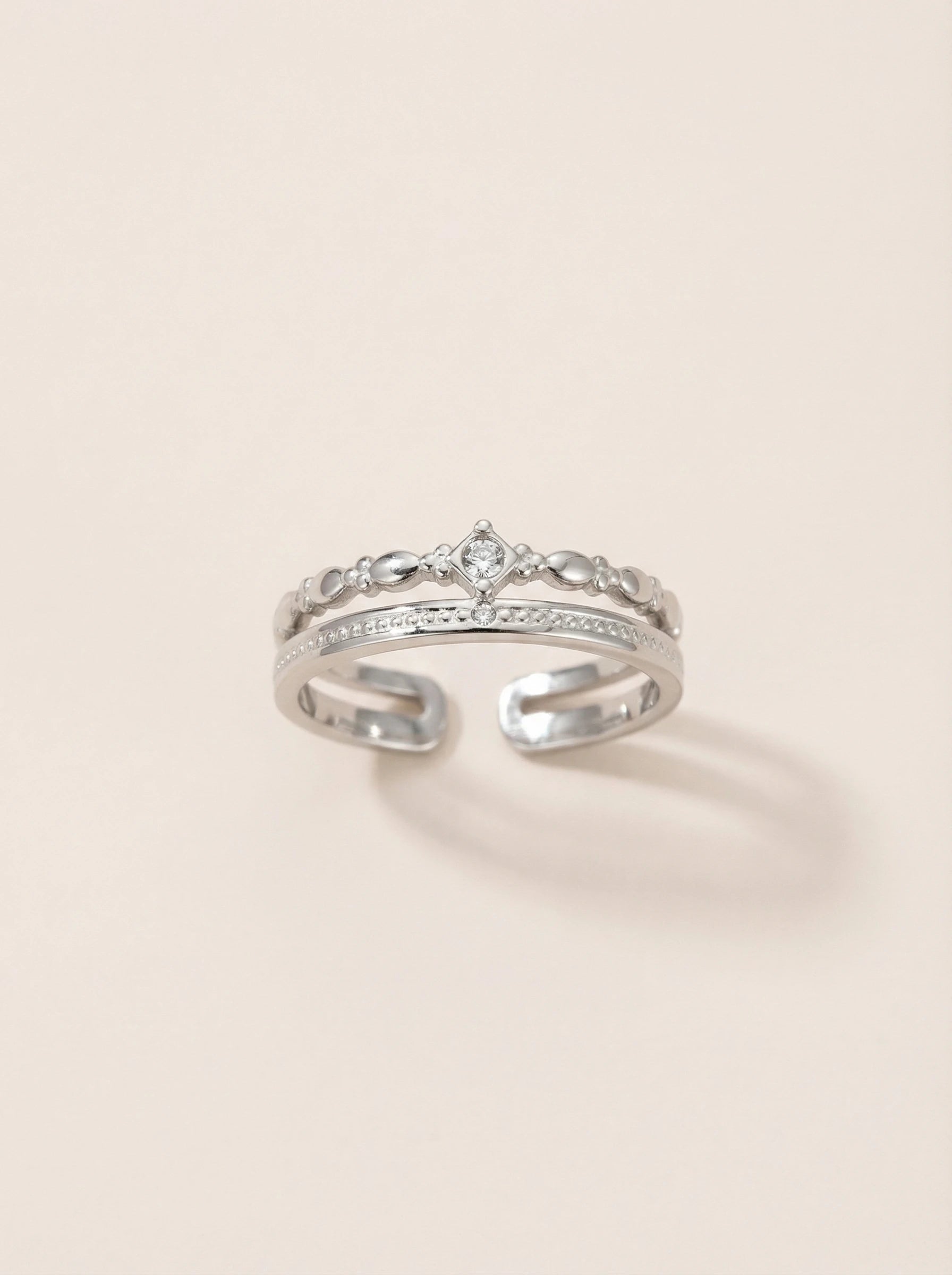 Jessie 2 Layer Edelstahl Ring - Produktbild 9