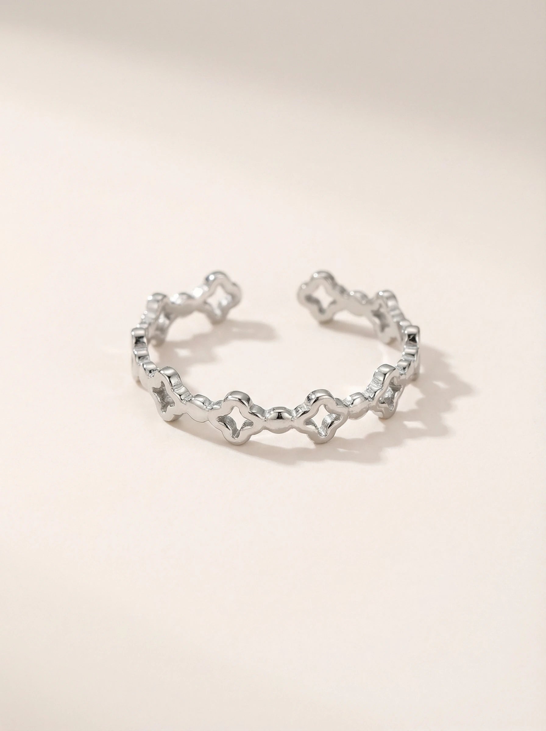 Field of Lucky Flower Edelstahl Ring - Produktbild 9