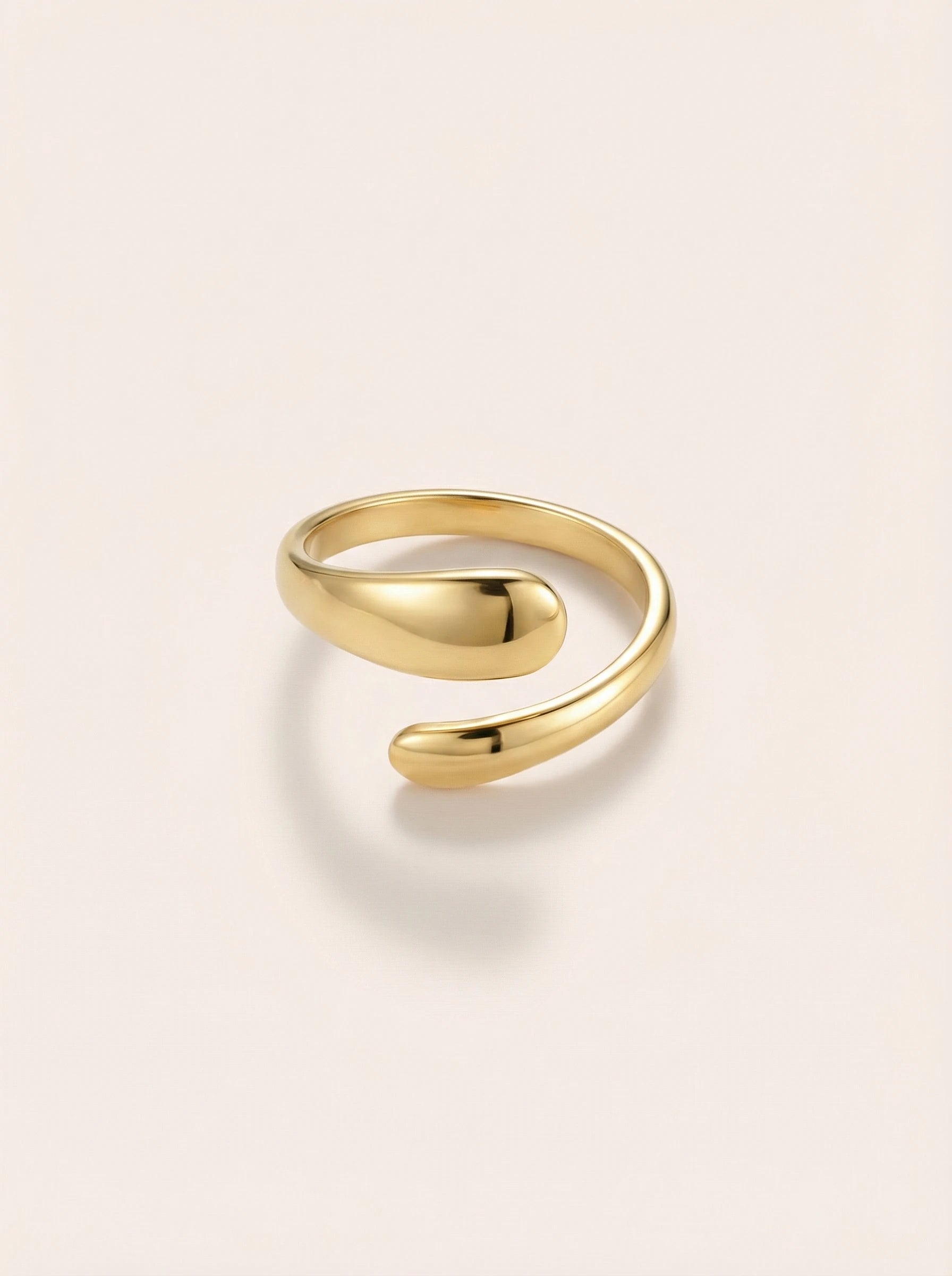 Clumsy Ouroboros Edelstahl Ring