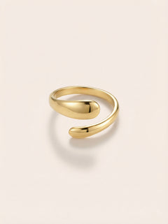 Clumsy Ouroboros Edelstahl Ring