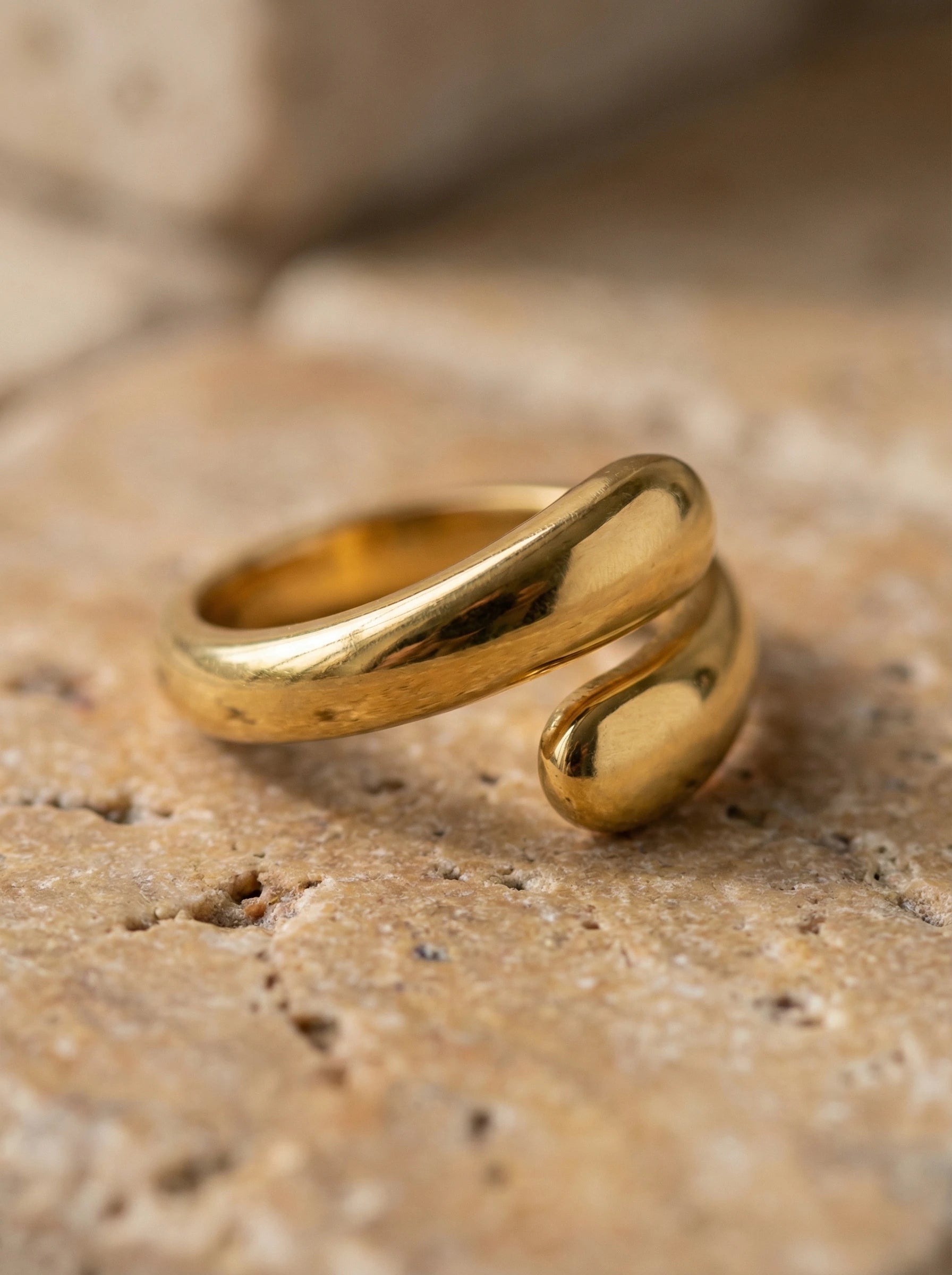 Clumsy Ouroboros Edelstahl Ring - Produktbild 2