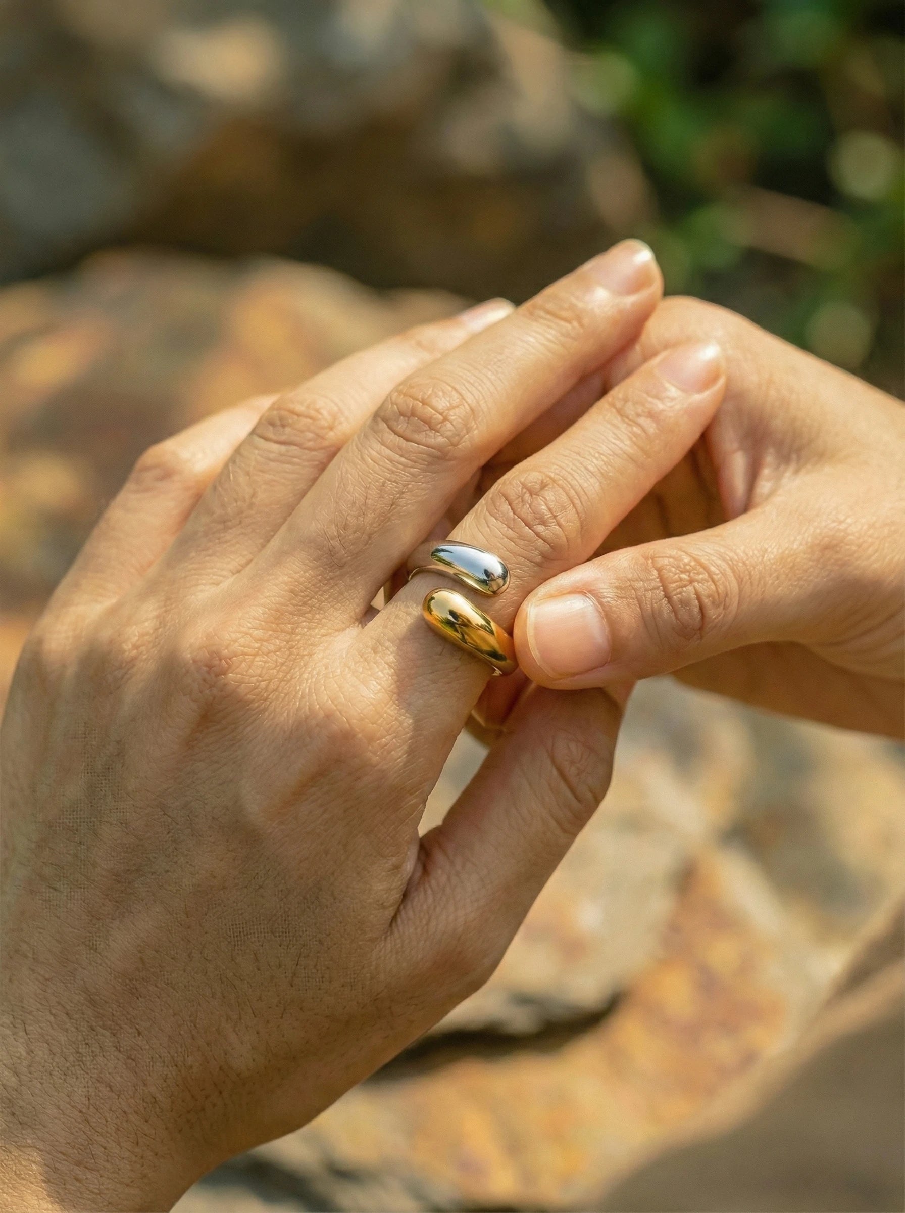 Warm Hug Edelstahl Ring - Produktbild 5