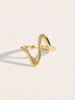 Heart Beat Edelstahl Ring