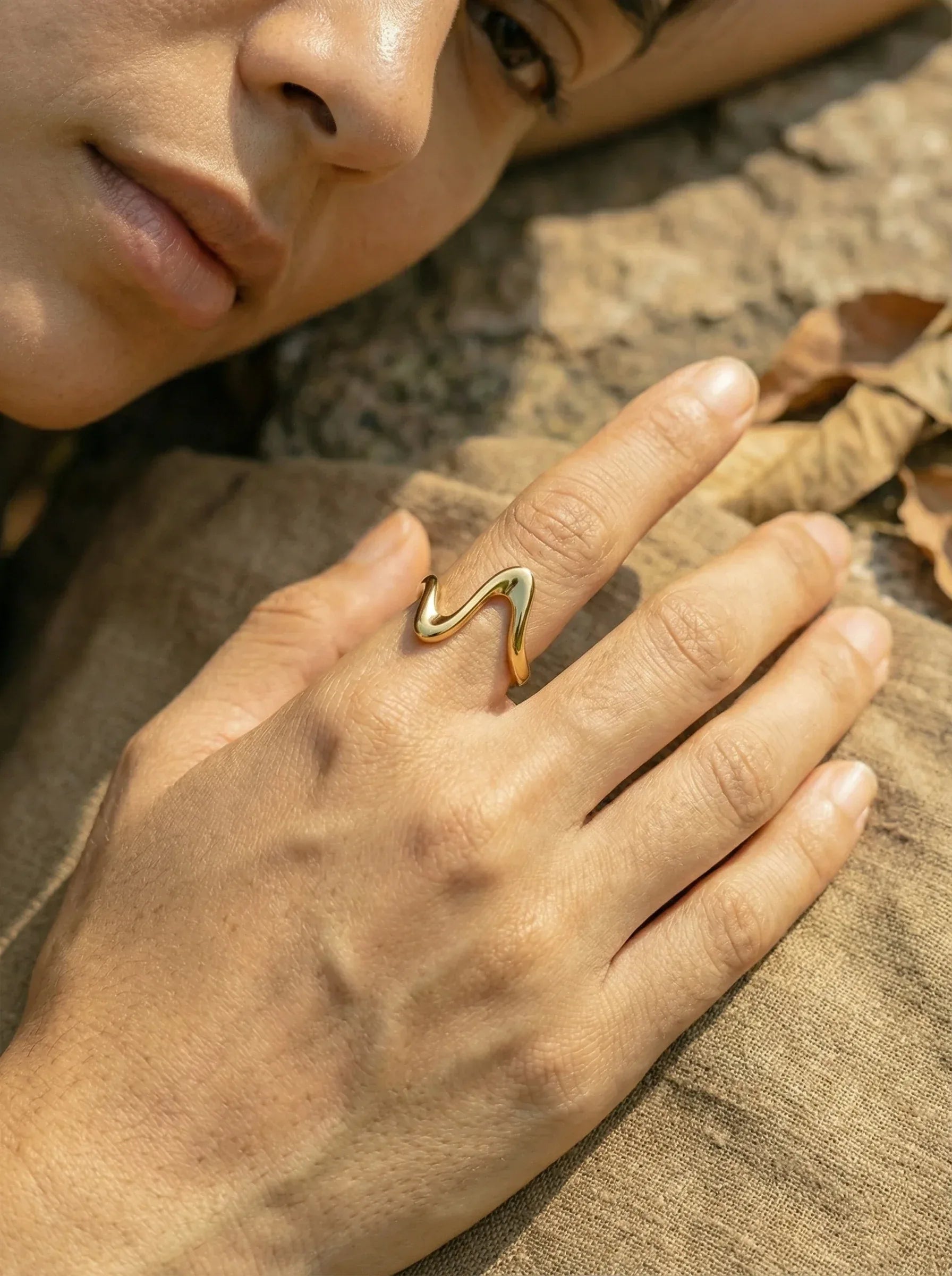Heart Beat Edelstahl Ring - Produktbild 3
