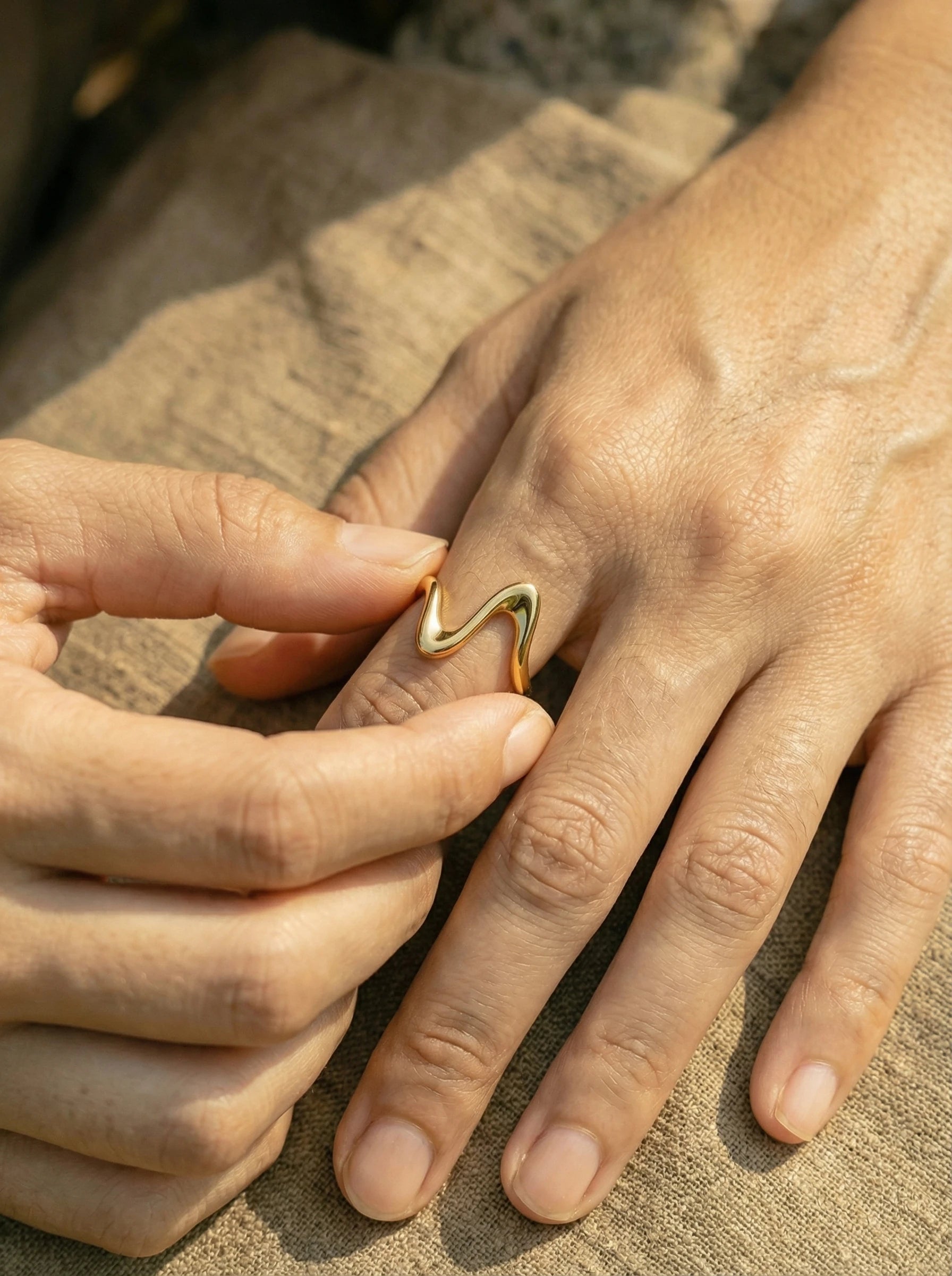 Heart Beat Edelstahl Ring - Produktbild 5