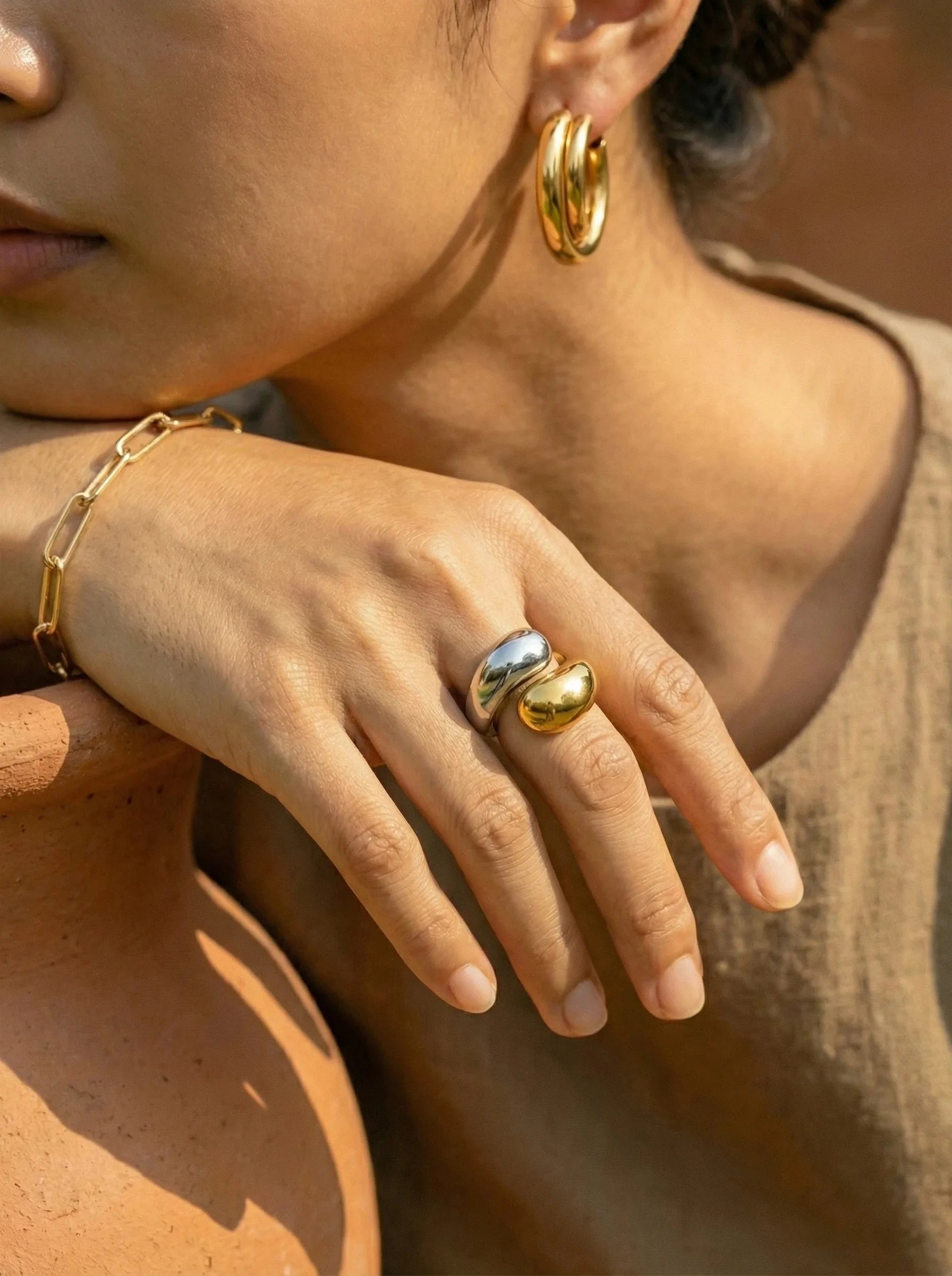 Two Drops Edelstahl Ring - Produktbild 7