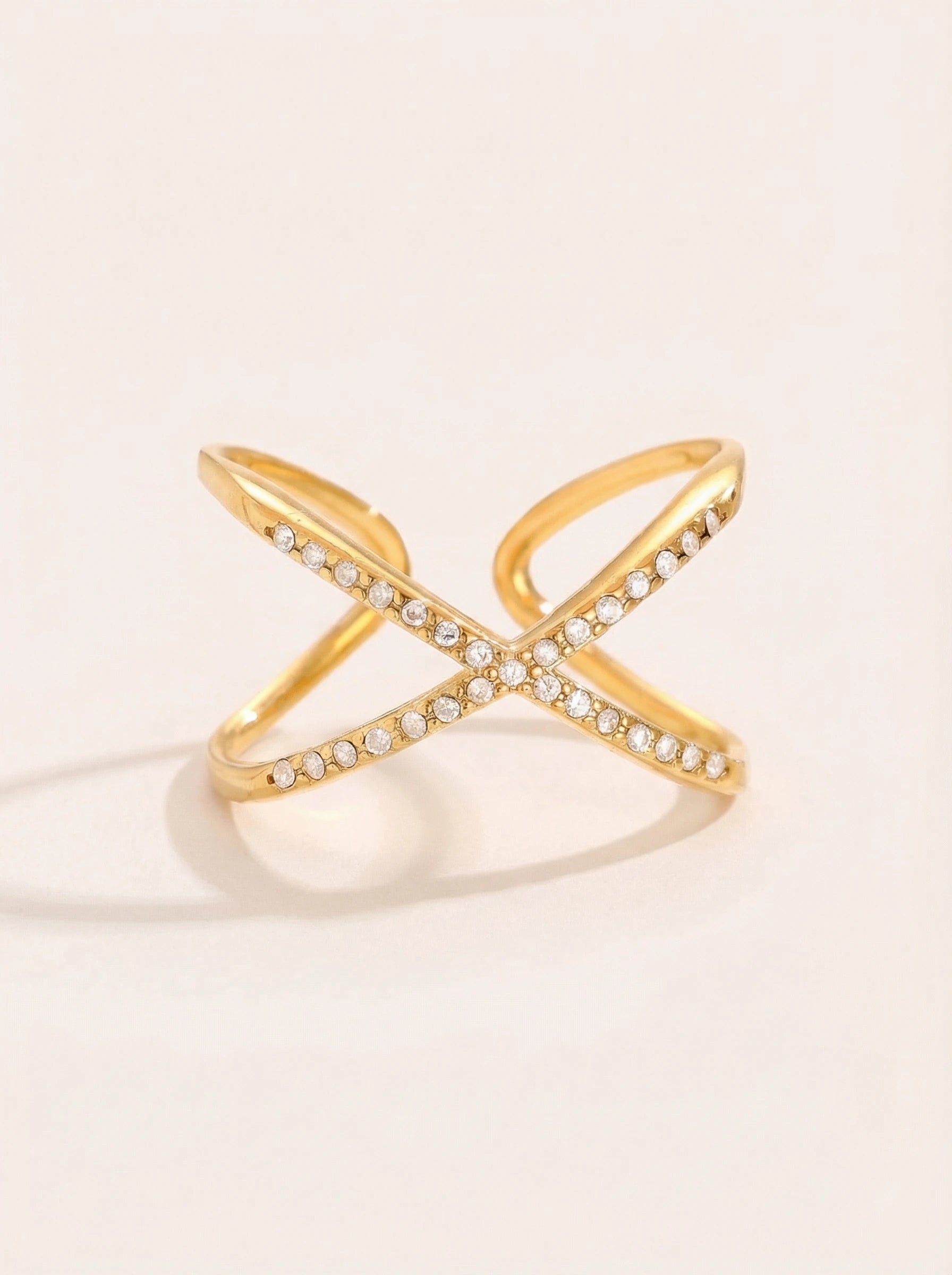 Great Diamond X Edelstahl Ring