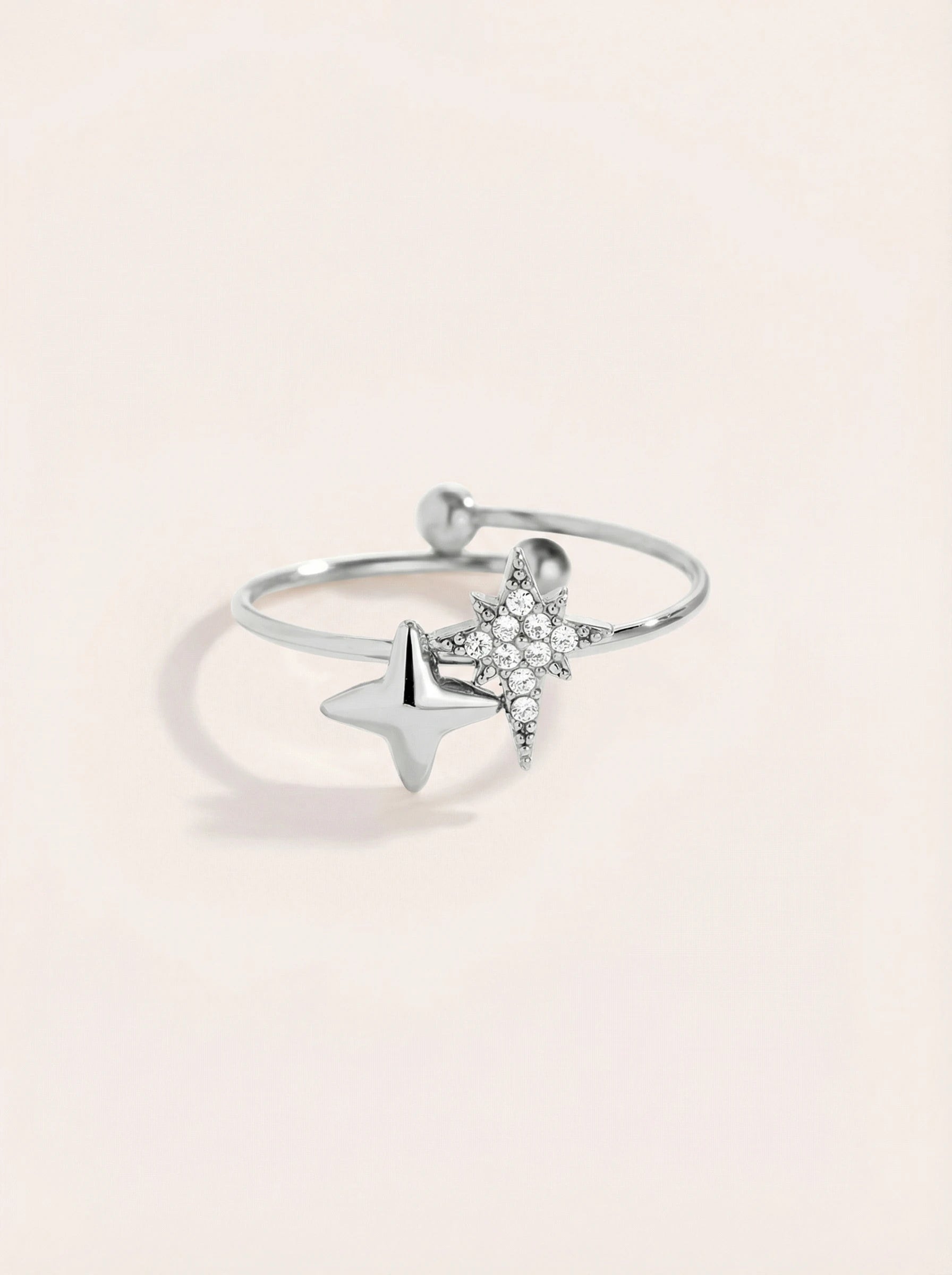 Two Sharp Stars Edelstahl Ring - Produktbild 7
