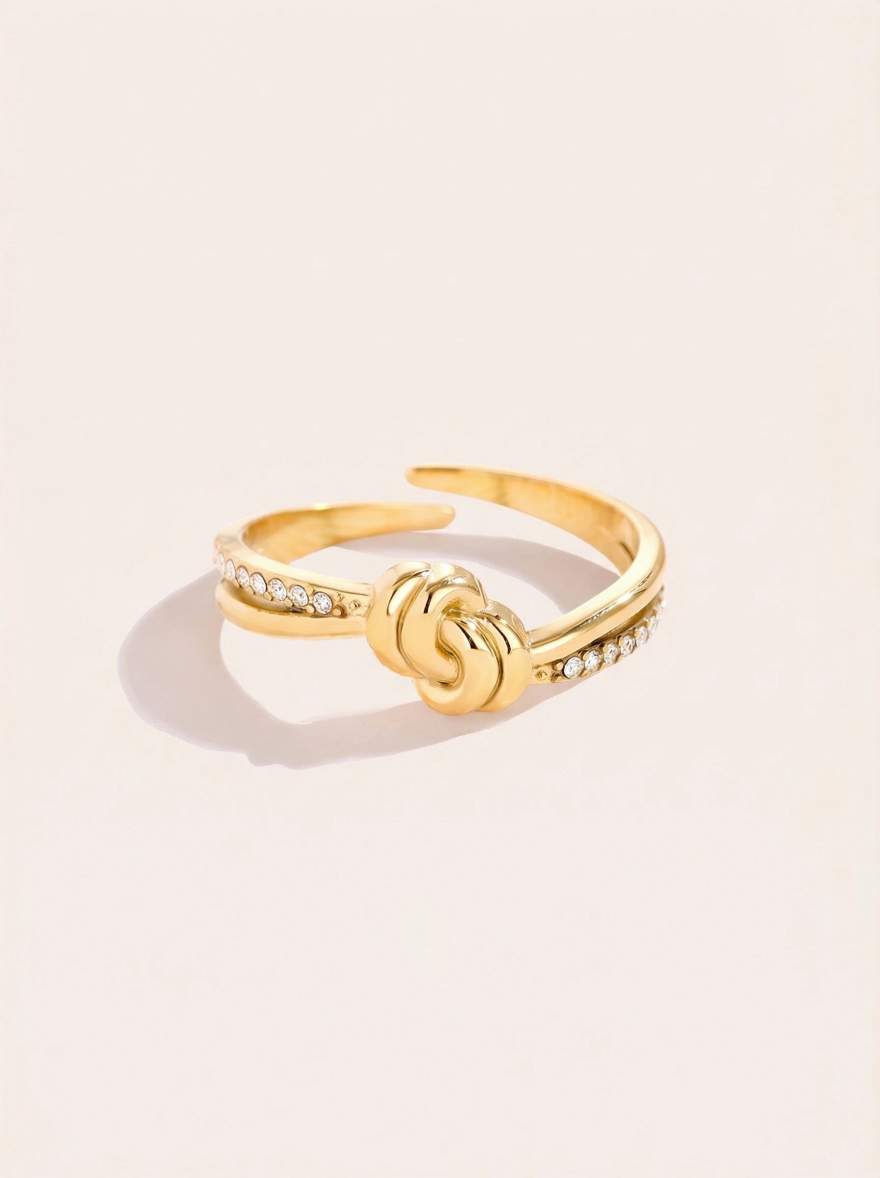 Knot Diamonds Edelstahl Ring 141657