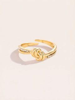 Knot Diamonds Edelstahl Ring 141657